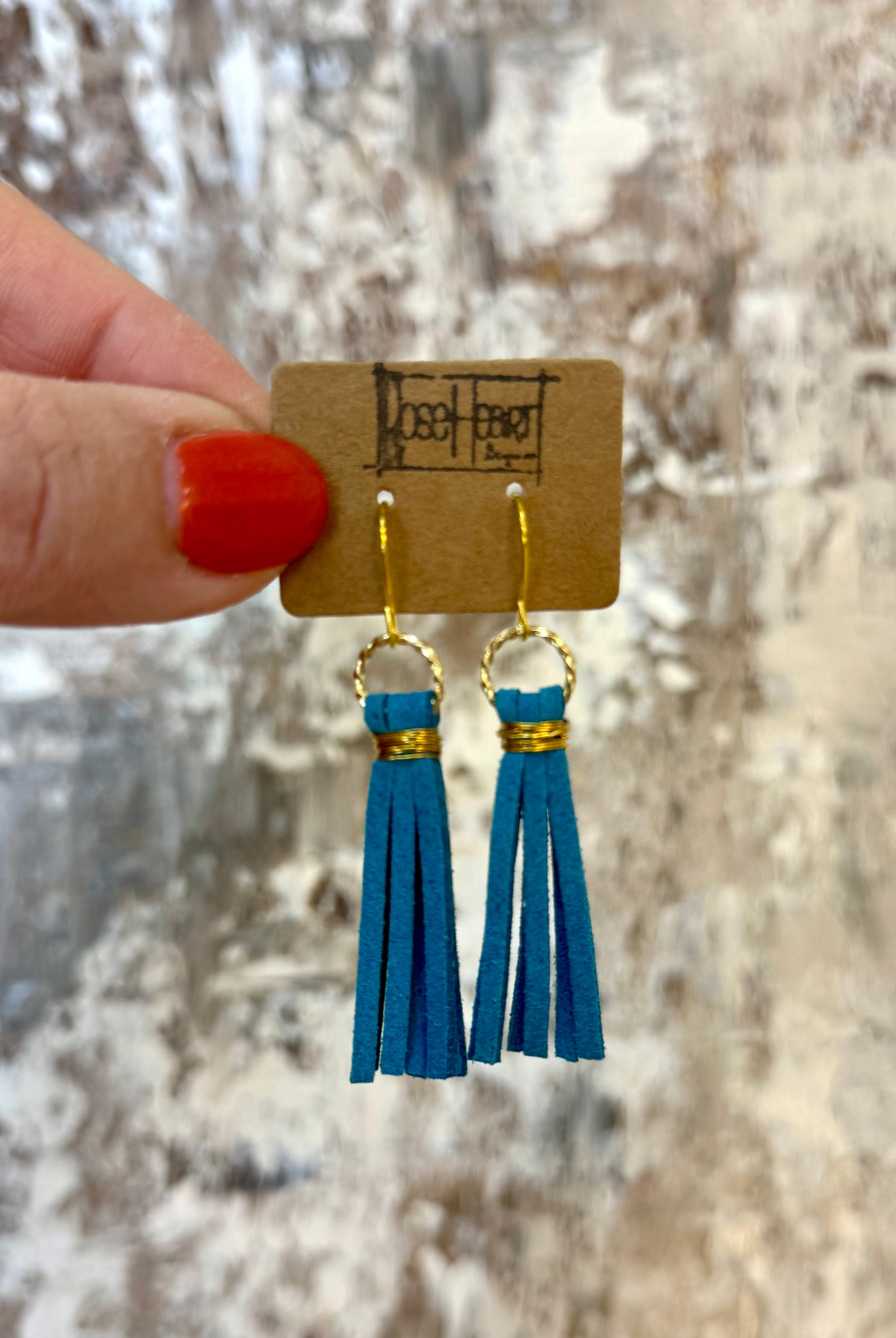 RoseHeart Earrings - Dressed for Fall-180 Dresses-RH-The Lovely Closet, Women's Fashion Boutique in Alexandria, KY