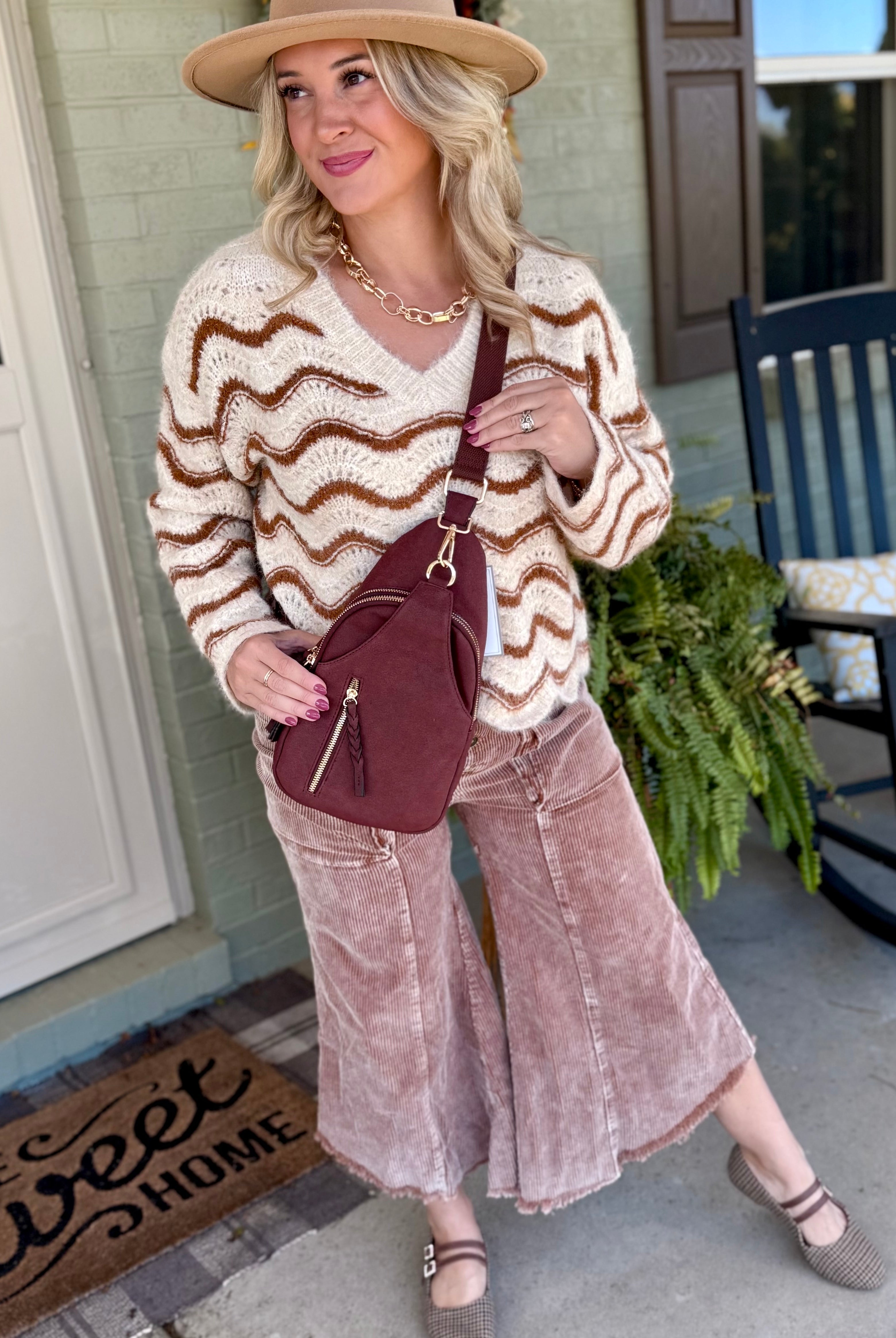 Maple Kiss Sweater-140 Sweaters-bibi-The Lovely Closet, Women's Fashion Boutique in Alexandria, KY