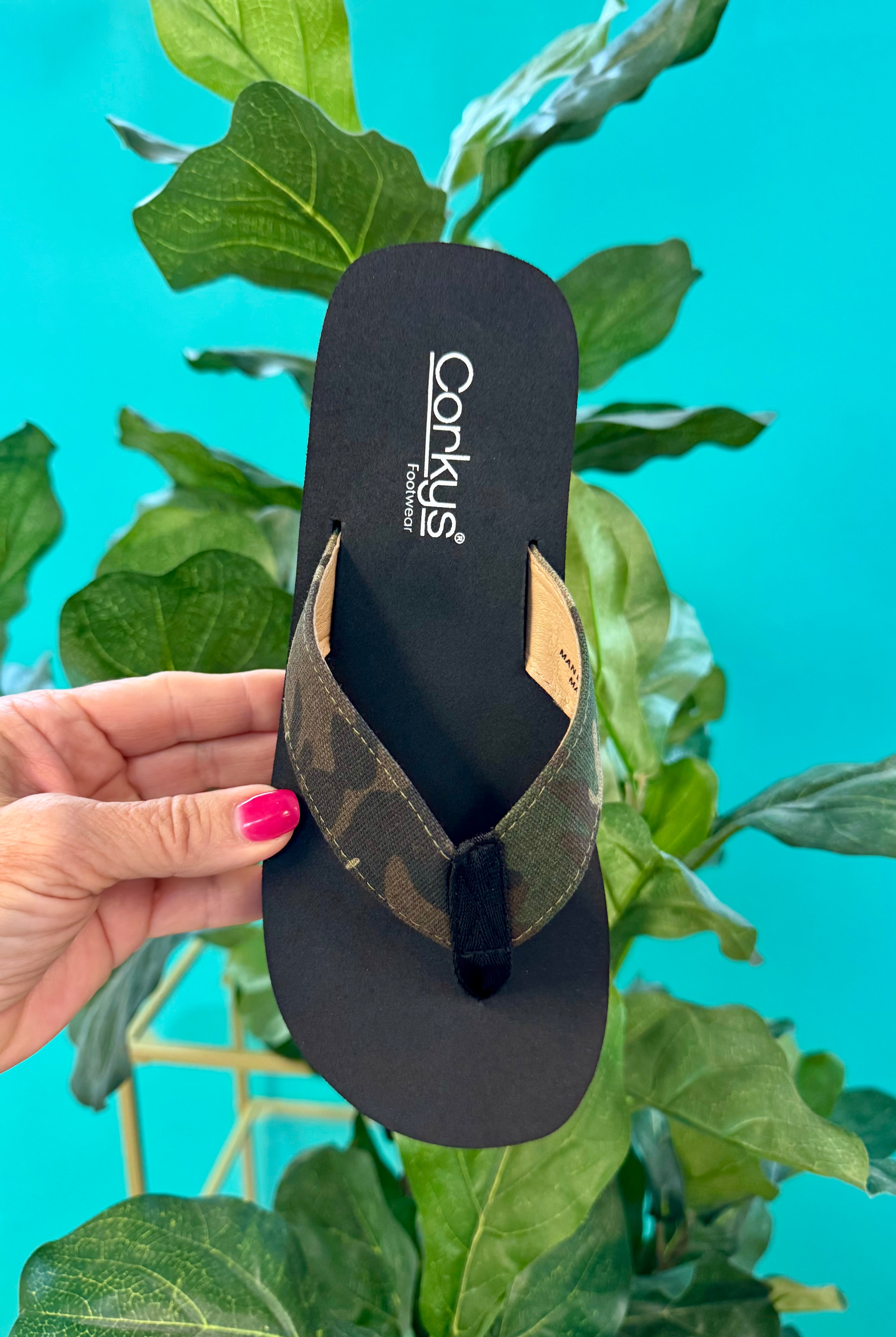 Corkys Overboard Sandal - Camo-270 Shoes-Corkys-The Lovely Closet, Women's Fashion Boutique in Alexandria, KY