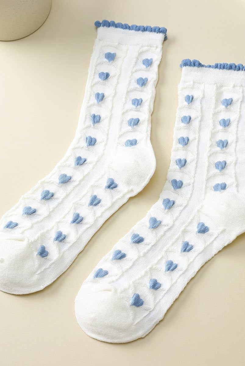 Pretty Petals Socks-280 Accessories-JOSSLYN by wall to wall-The Lovely Closet, Women's Fashion Boutique in Alexandria, KY
