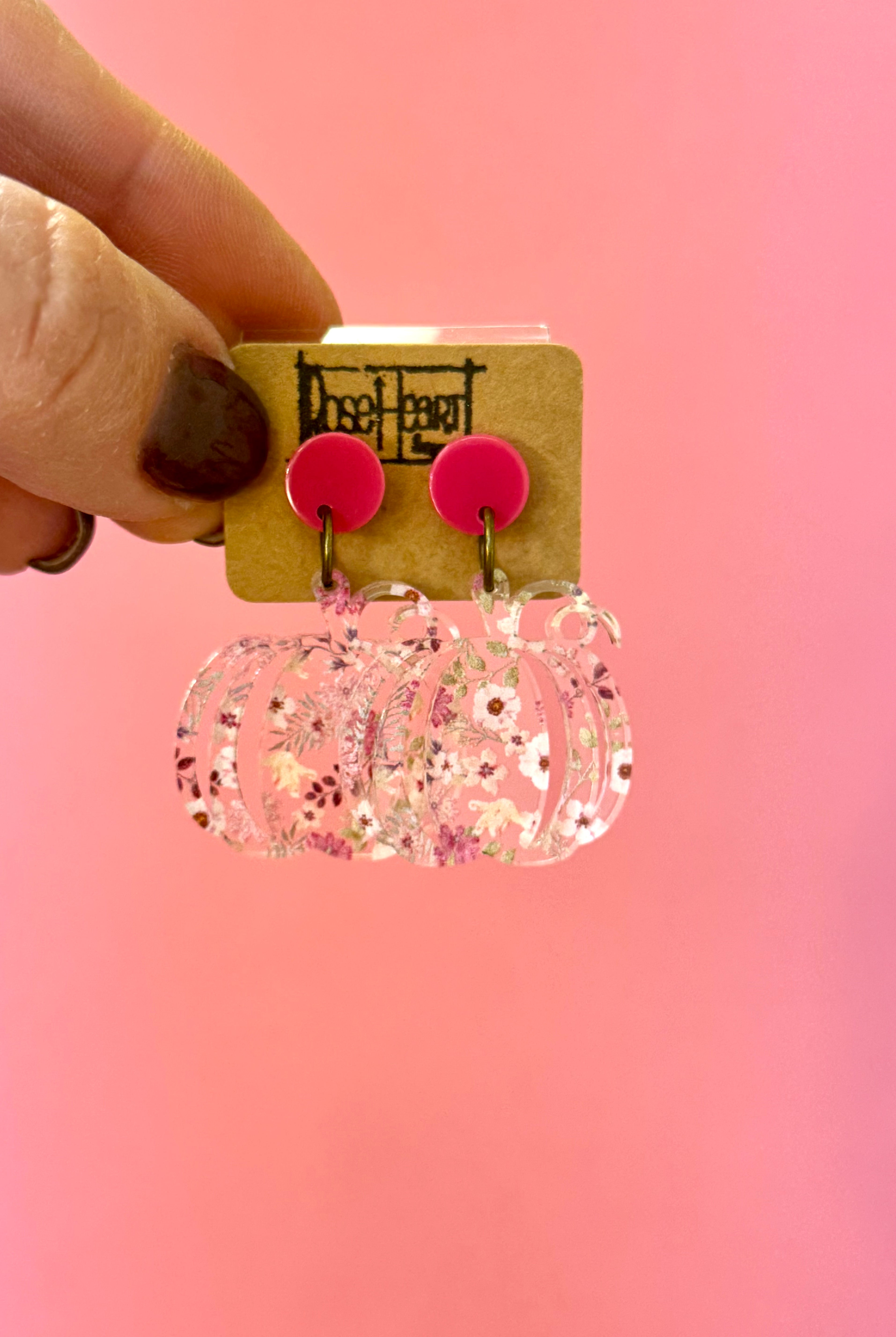 RoseHeart Earrings 2025 Pinktober!-280 Accessories-RH-The Lovely Closet, Women's Fashion Boutique in Alexandria, KY