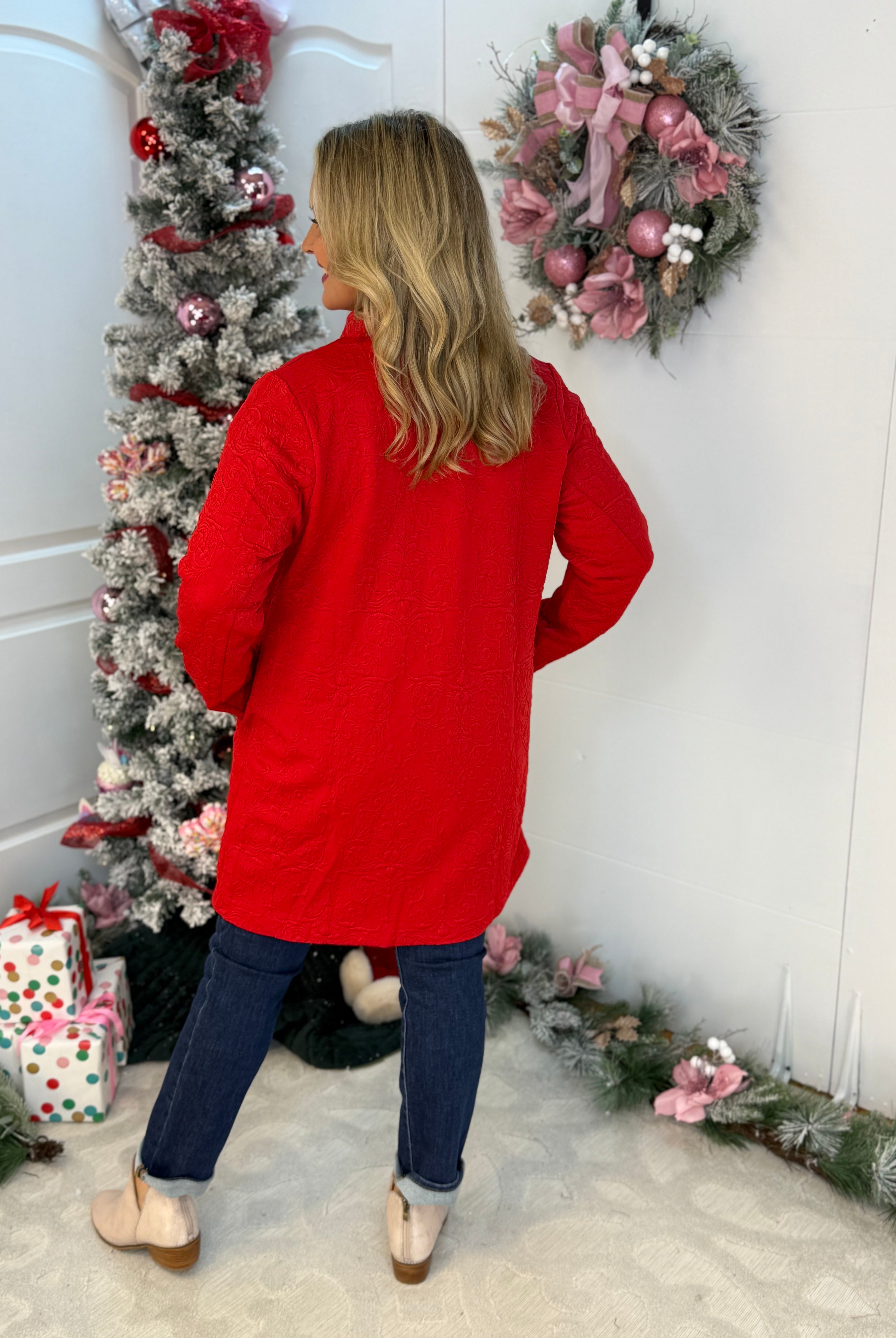 The Christmas Coat-170 Jackets/Outerwear-Dear Scarlett-The Lovely Closet, Women's Fashion Boutique in Alexandria, KY
