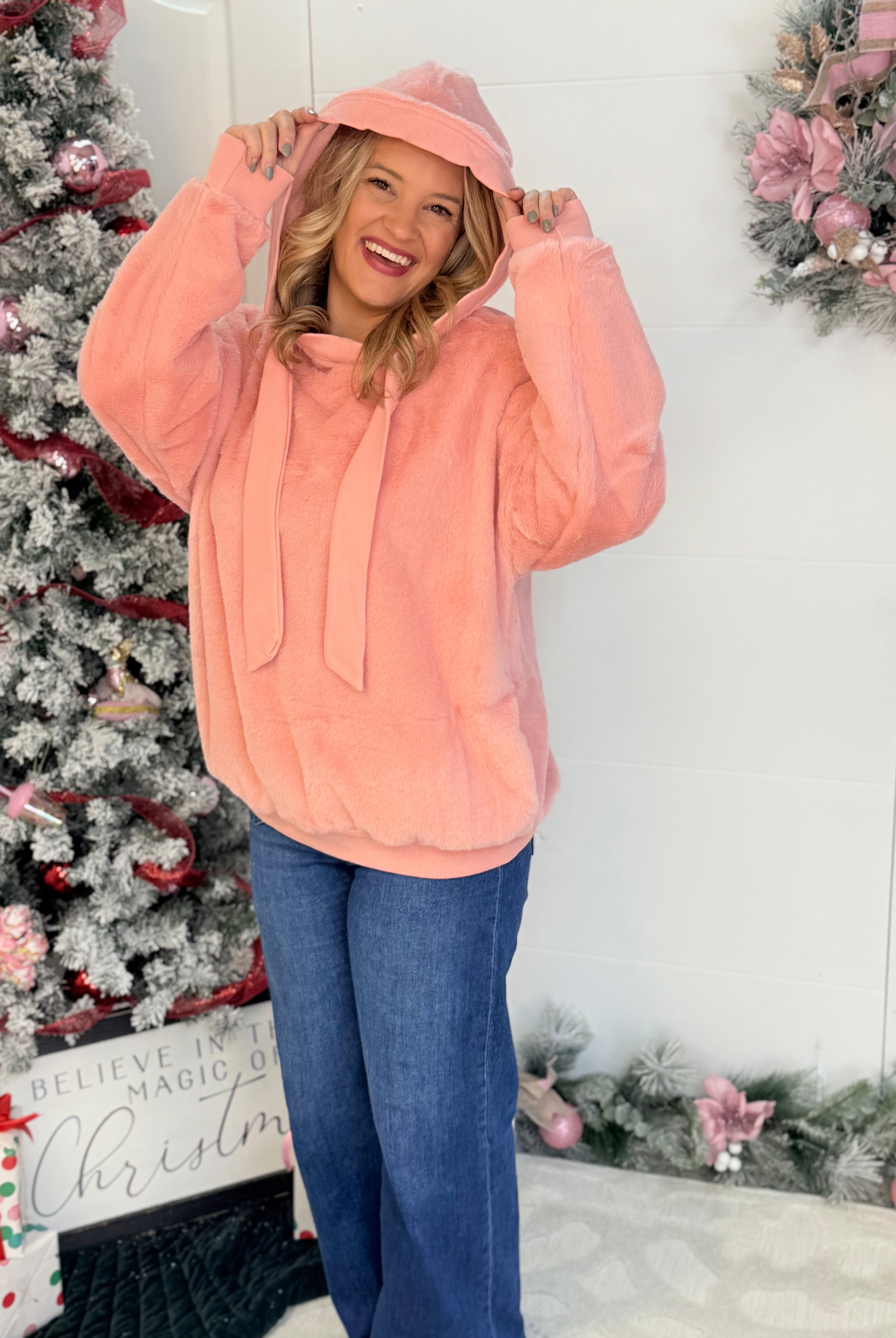 PINK-mas Pullover-350 Holiday-easel-The Lovely Closet, Women's Fashion Boutique in Alexandria, KY