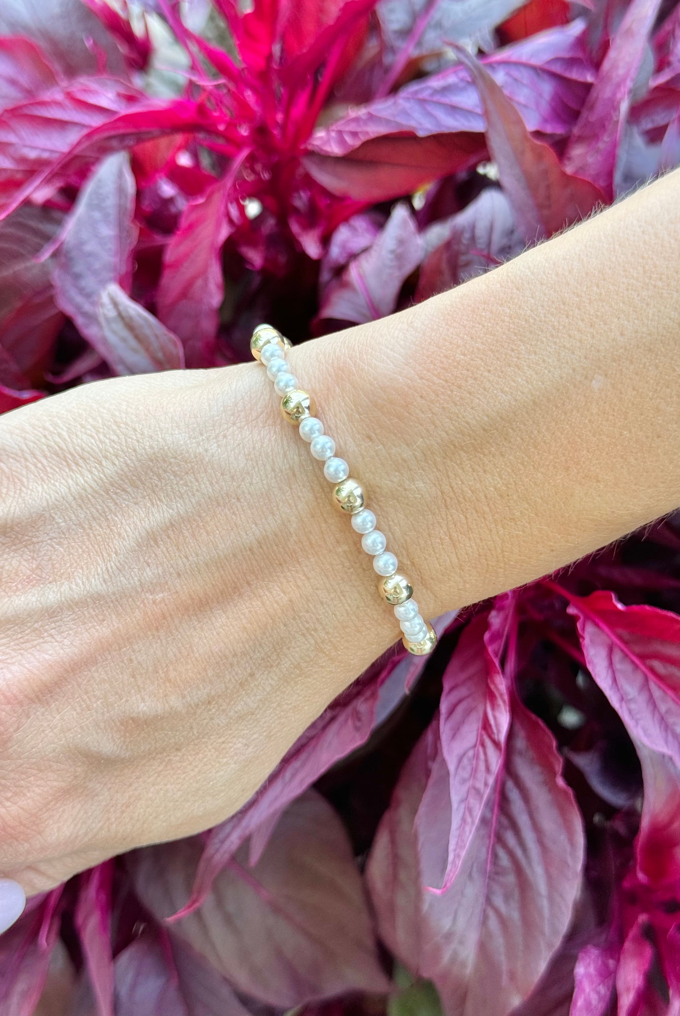 Pearl Sincerity 6mm Gold-260 eNewton-eNewton-The Lovely Closet, Women's Fashion Boutique in Alexandria, KY