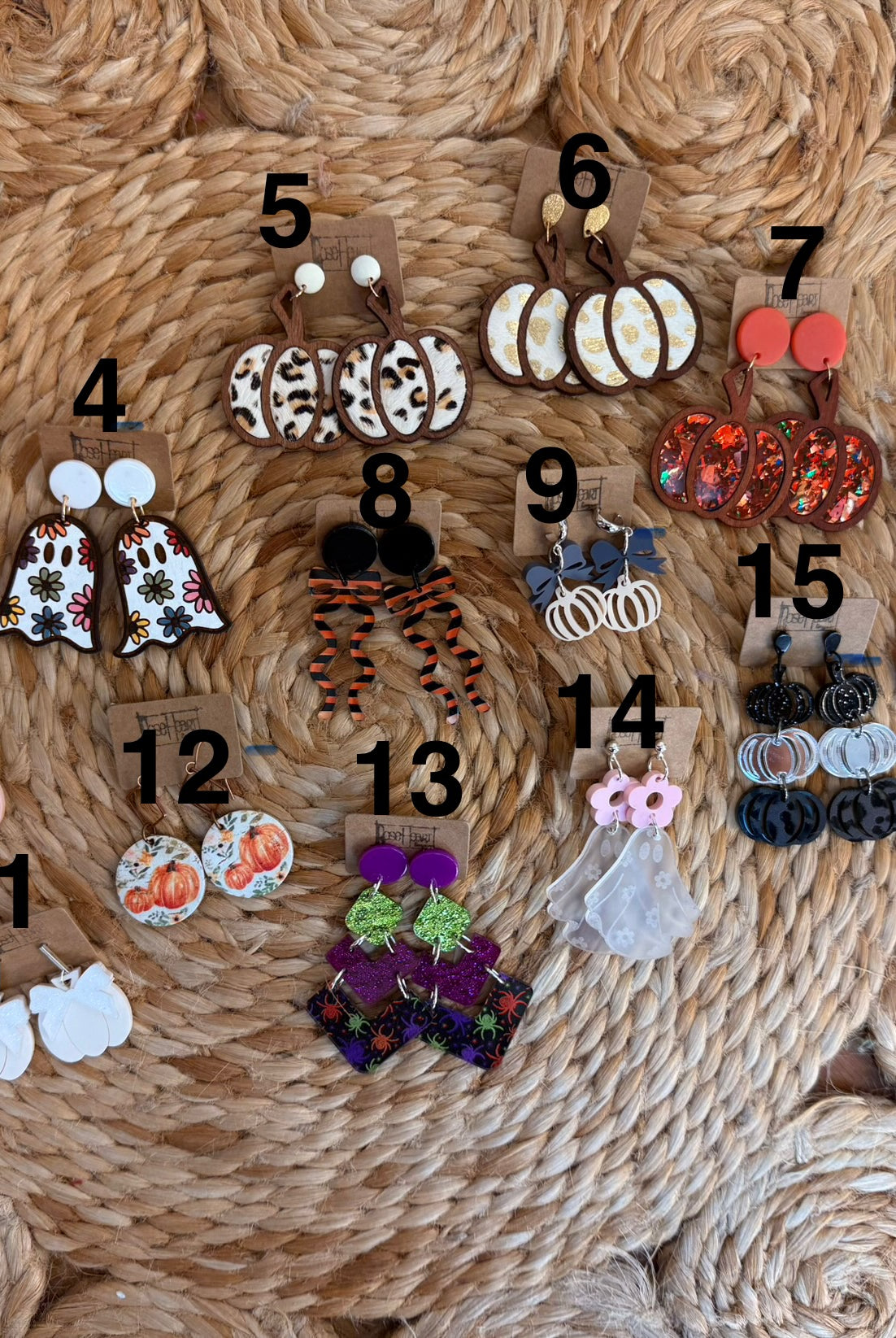 October Earrings-250 Jewelry-RH-The Lovely Closet, Women's Fashion Boutique in Alexandria, KY