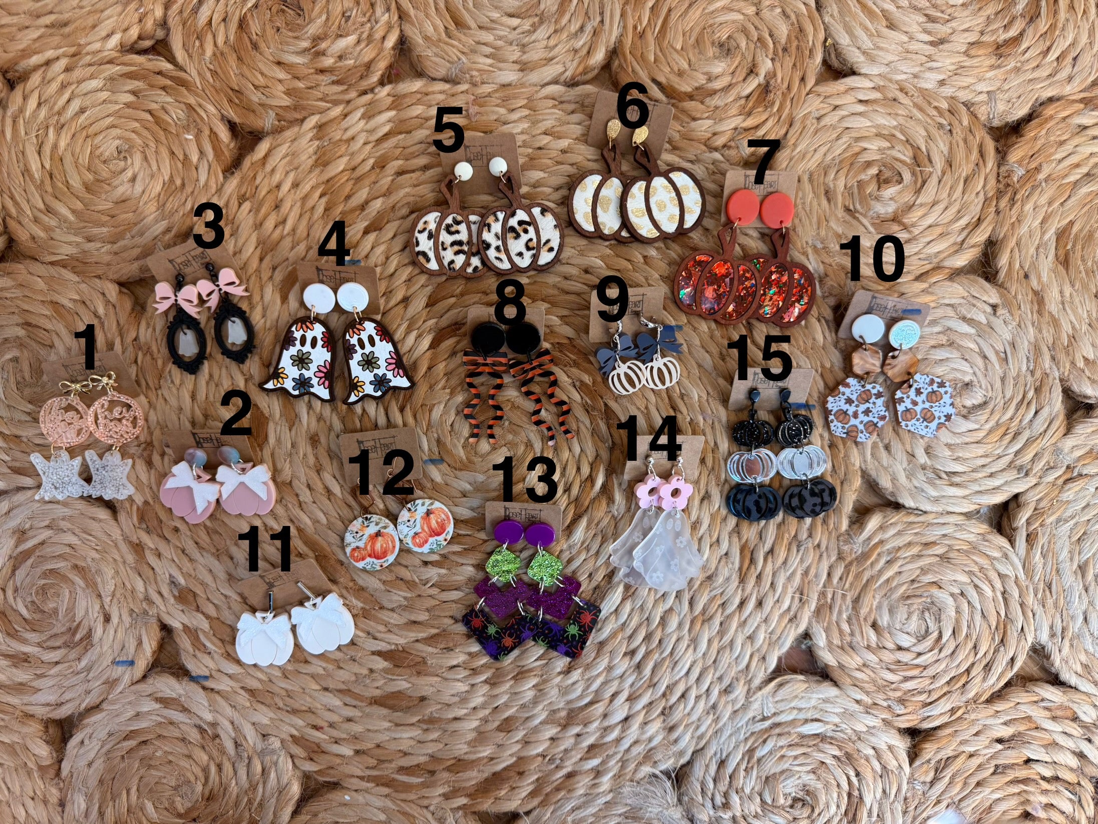 October Earrings-250 Jewelry-RH-The Lovely Closet, Women's Fashion Boutique in Alexandria, KY