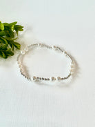 EXTENDS 6mm Sterling Pearl Hope Unwritten Bracelet-260 eNewton-eNewton-The Lovely Closet, Women's Fashion Boutique in Alexandria, KY