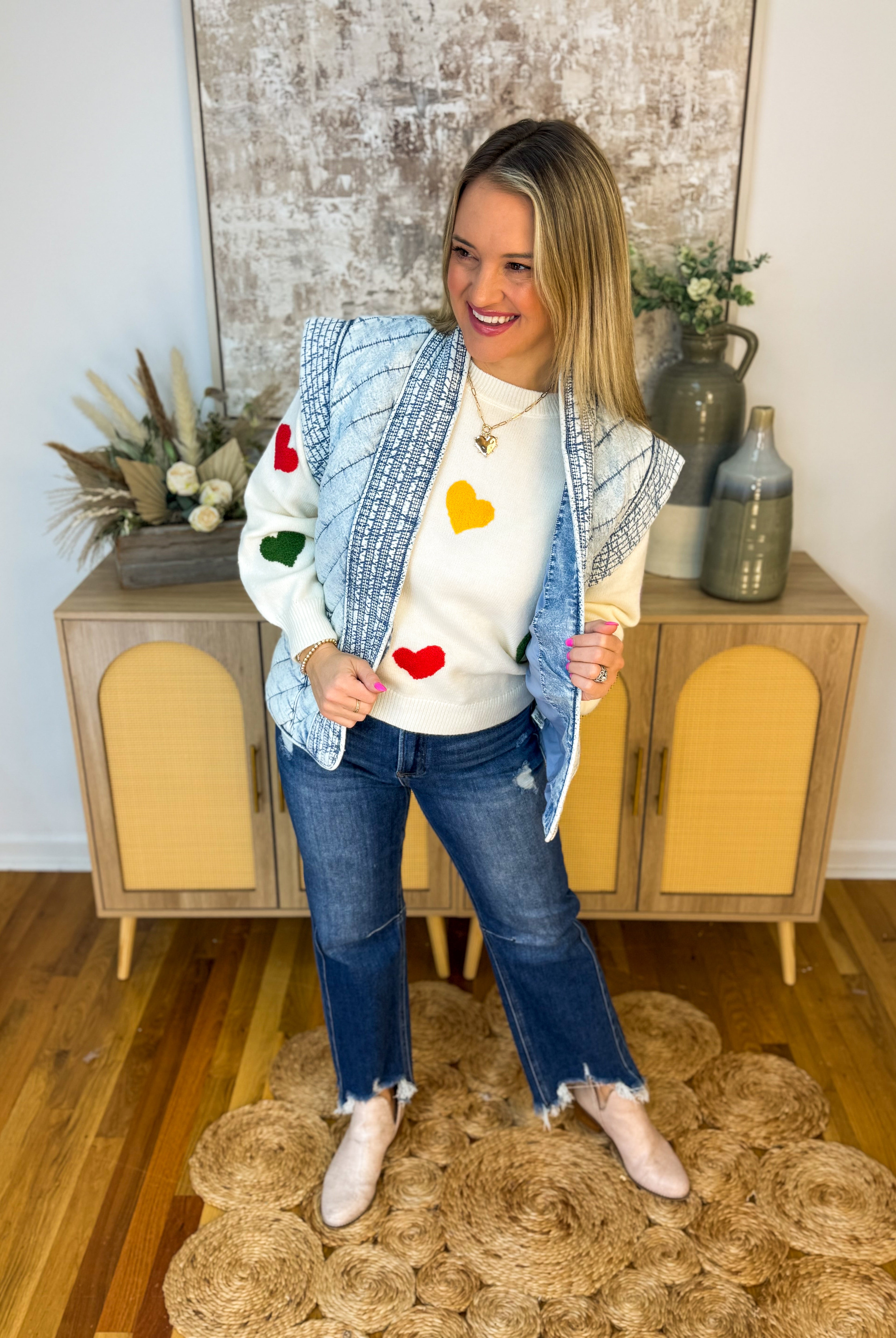 All My Love Sweater-140 Sweaters-Blu Pepper-The Lovely Closet, Women's Fashion Boutique in Alexandria, KY