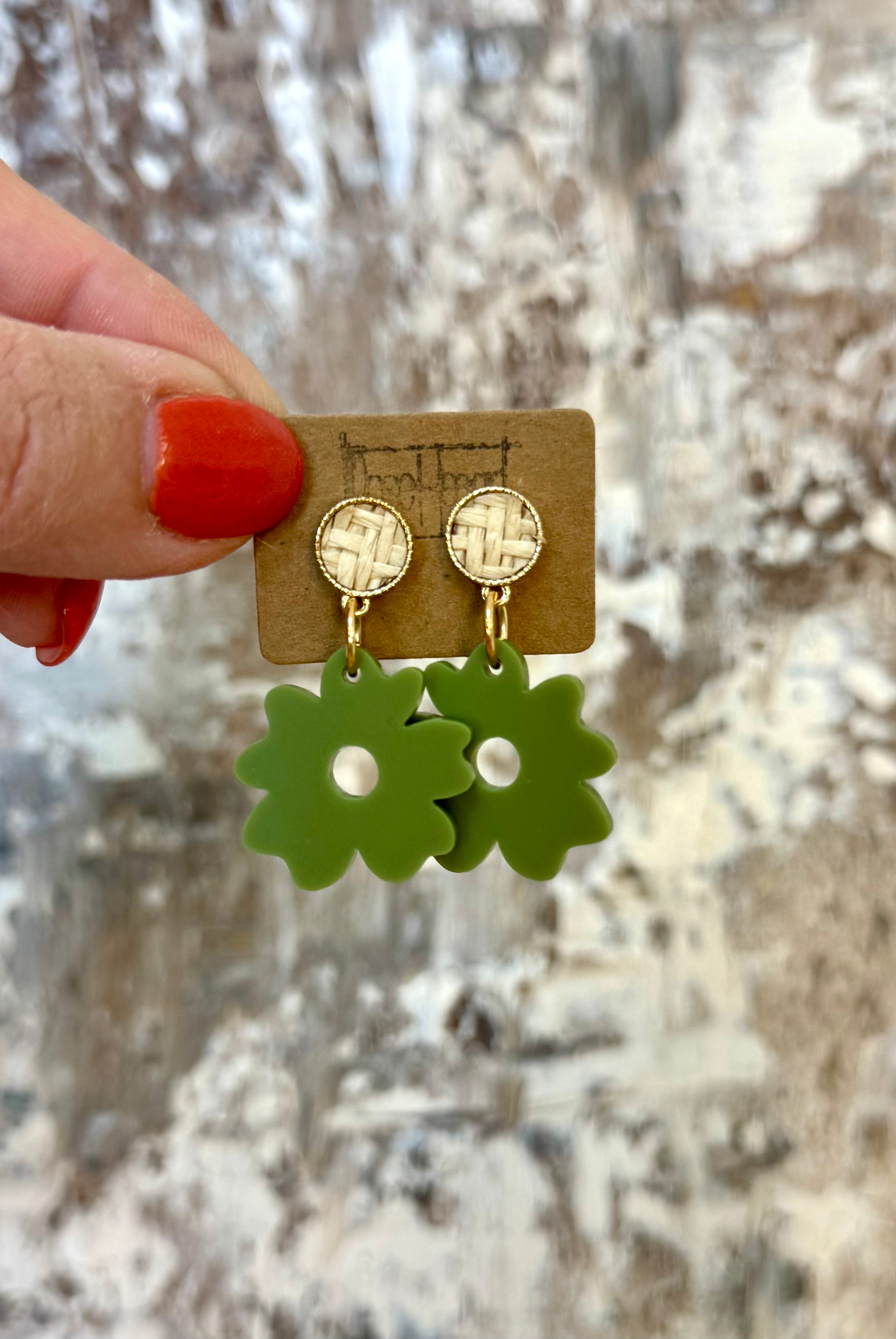 RoseHeart Earrings - Dressed for Fall-180 Dresses-RH-The Lovely Closet, Women's Fashion Boutique in Alexandria, KY