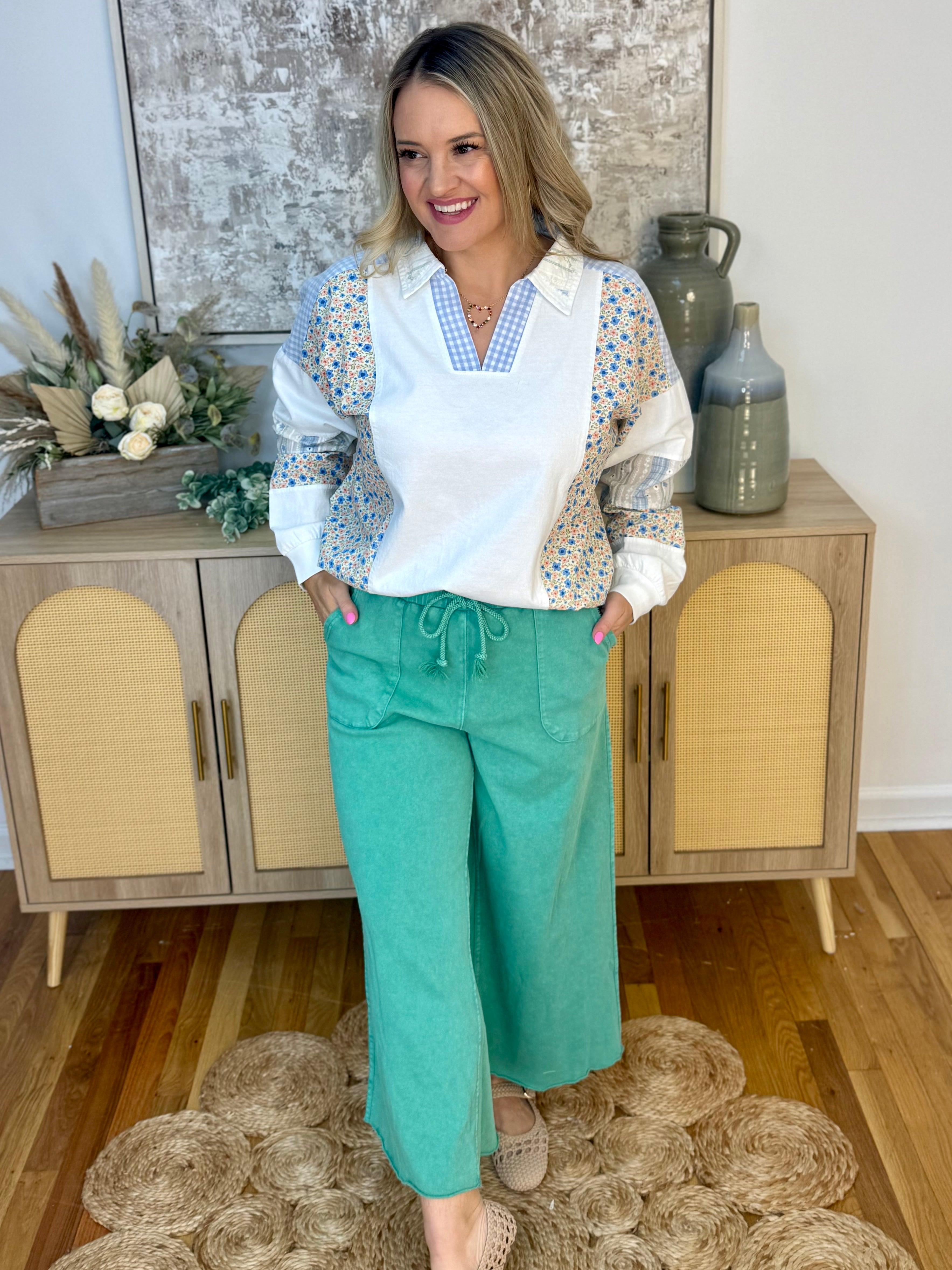 Made for Spring Top-110 Long Sleeve Top-easel-The Lovely Closet, Women's Fashion Boutique in Alexandria, KY