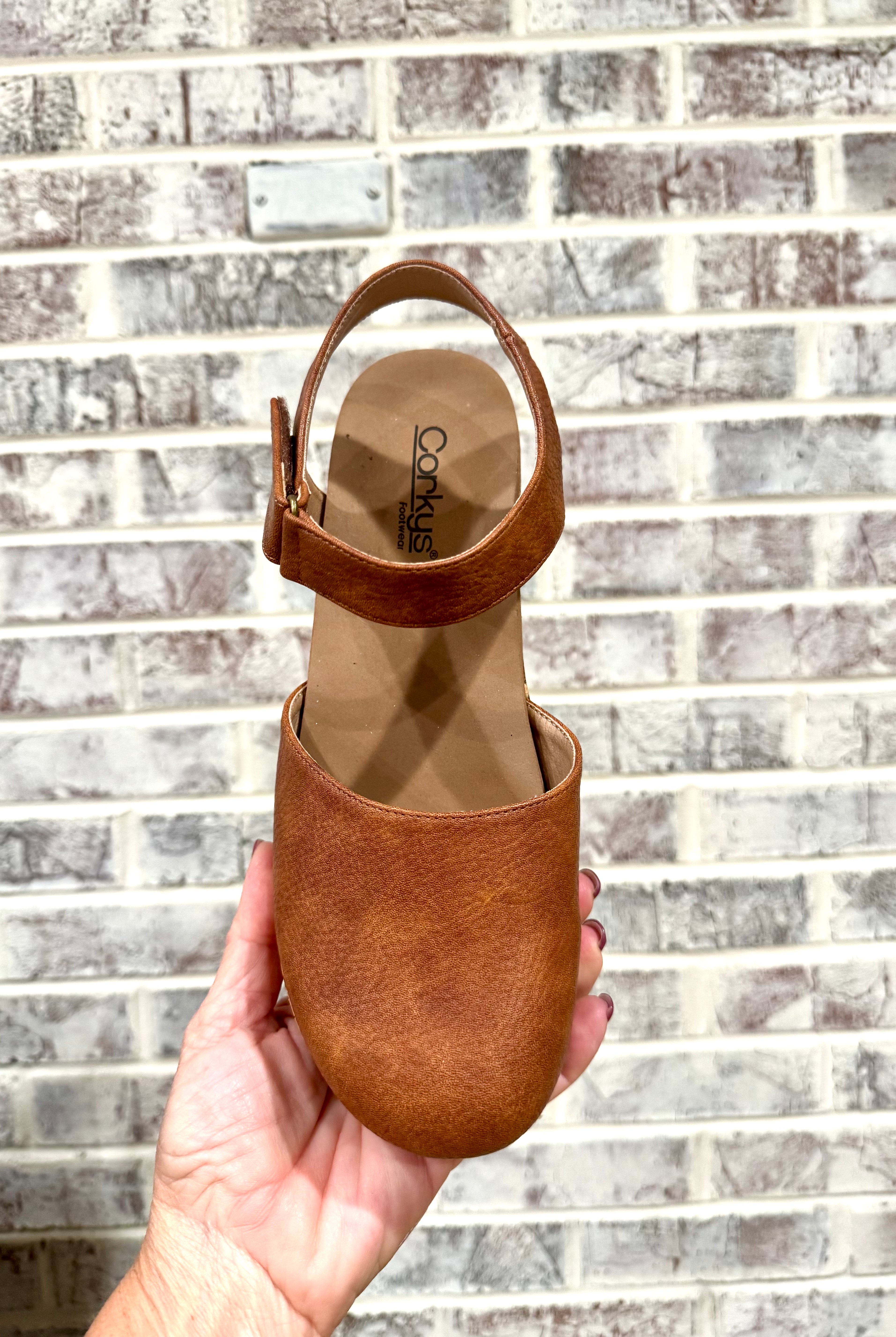 Corkys All In - Cognac-270 Shoes-Corkys-The Lovely Closet, Women's Fashion Boutique in Alexandria, KY