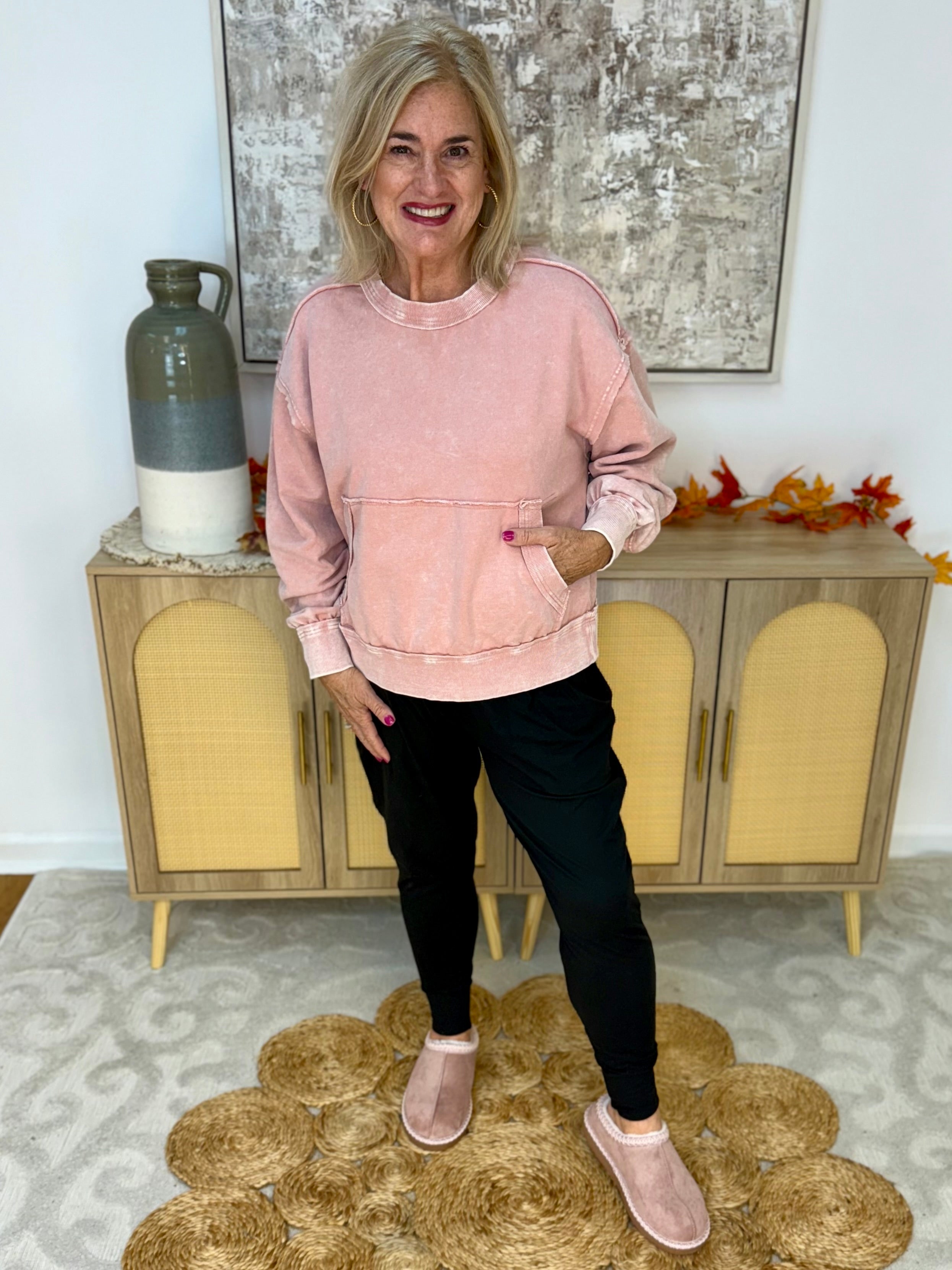 Living in These Joggers-220 Joggers/Leggings-anchored arrows-The Lovely Closet, Women's Fashion Boutique in Alexandria, KY