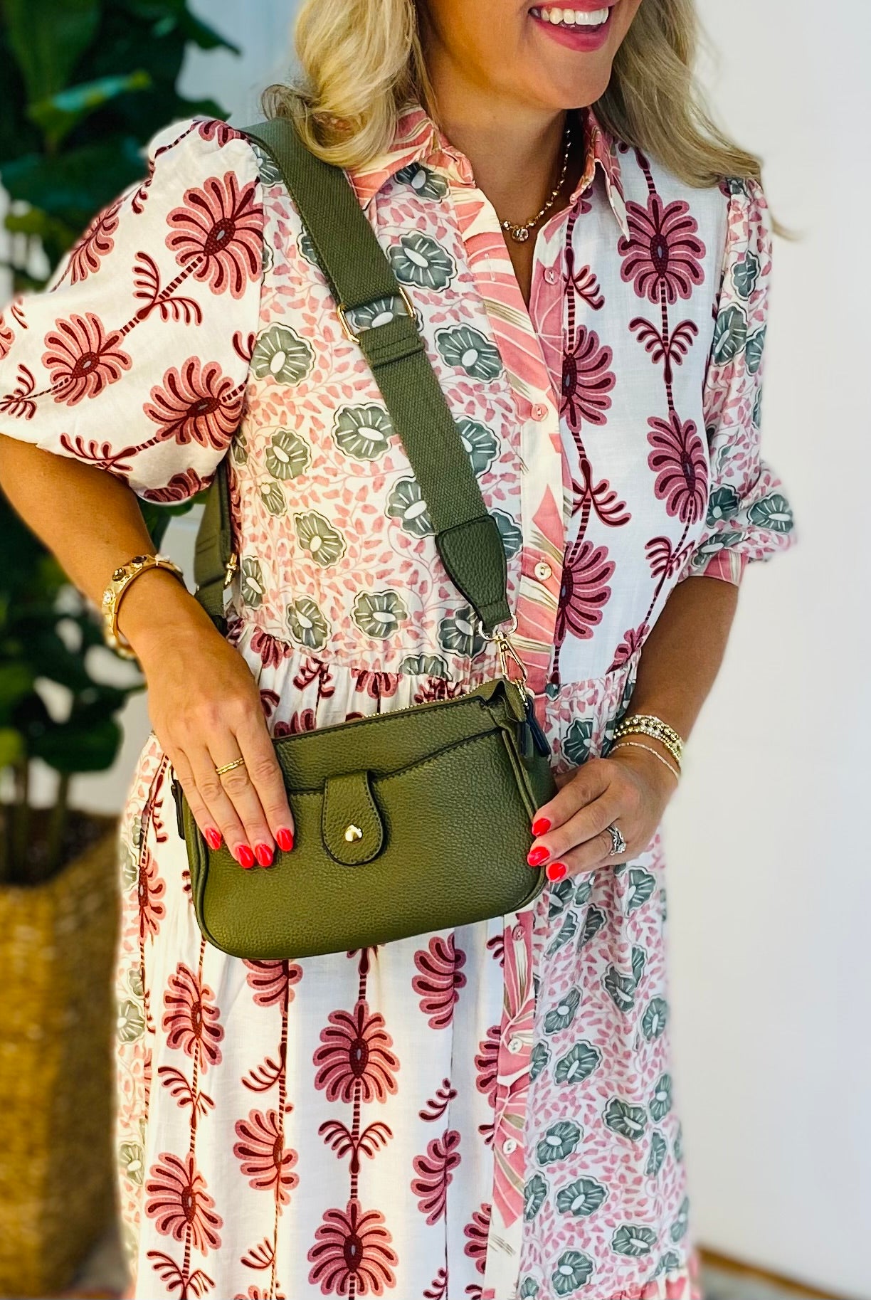 Snap Front Crossbody - Kallie-290 Bag/Handbags-Jen & Co-The Lovely Closet, Women's Fashion Boutique in Alexandria, KY