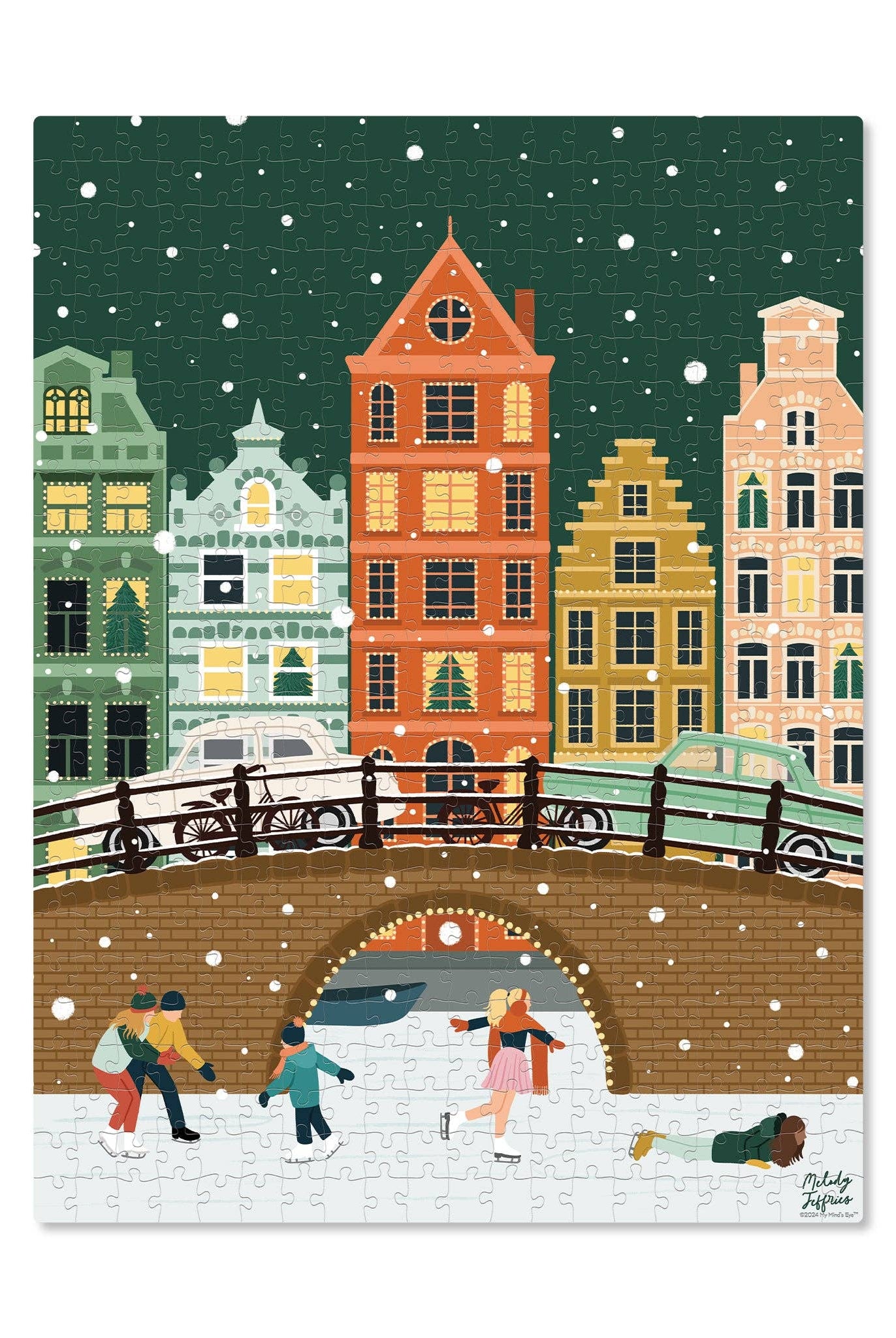 Snow Day Winter Puzzle-310 Gift-My Mind’s Eye-The Lovely Closet, Women's Fashion Boutique in Alexandria, KY