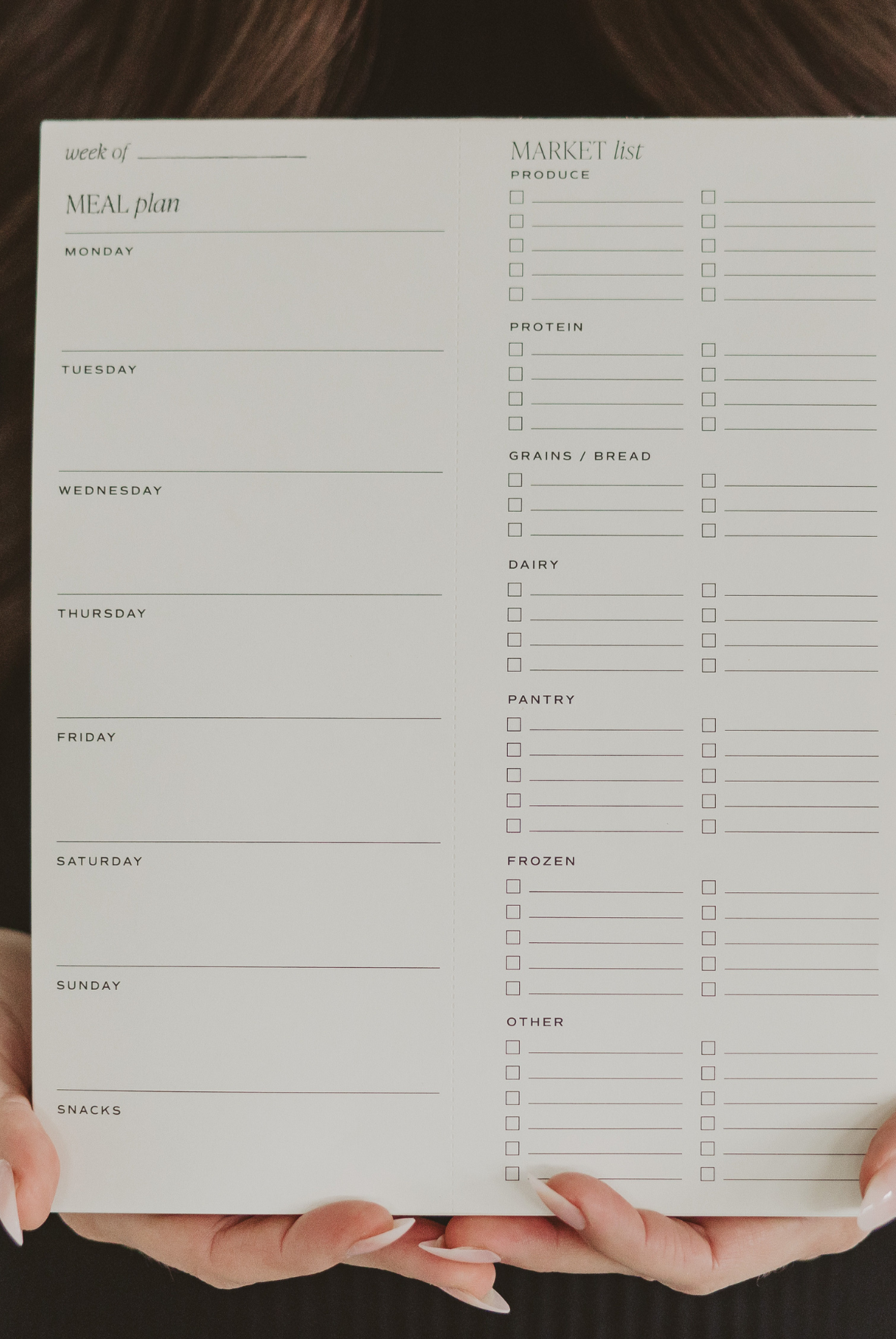 Weekly Meal Plan Notepad-310 Gift-Sweet Water Decor-The Lovely Closet, Women's Fashion Boutique in Alexandria, KY