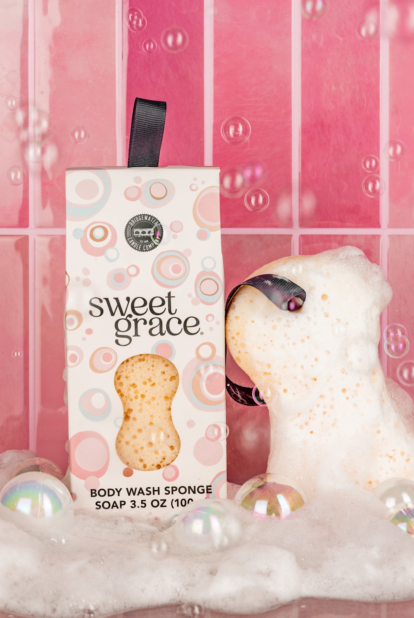 Sweet Grace Body Wash Sponge-310 Gift-Bridgewater Candle Co.-The Lovely Closet, Women's Fashion Boutique in Alexandria, KY