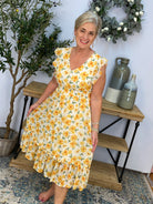Be The Sunshine Midi Dress-Dresses-The Lovely Closet-The Lovely Closet, Women's Fashion Boutique in Alexandria, KY