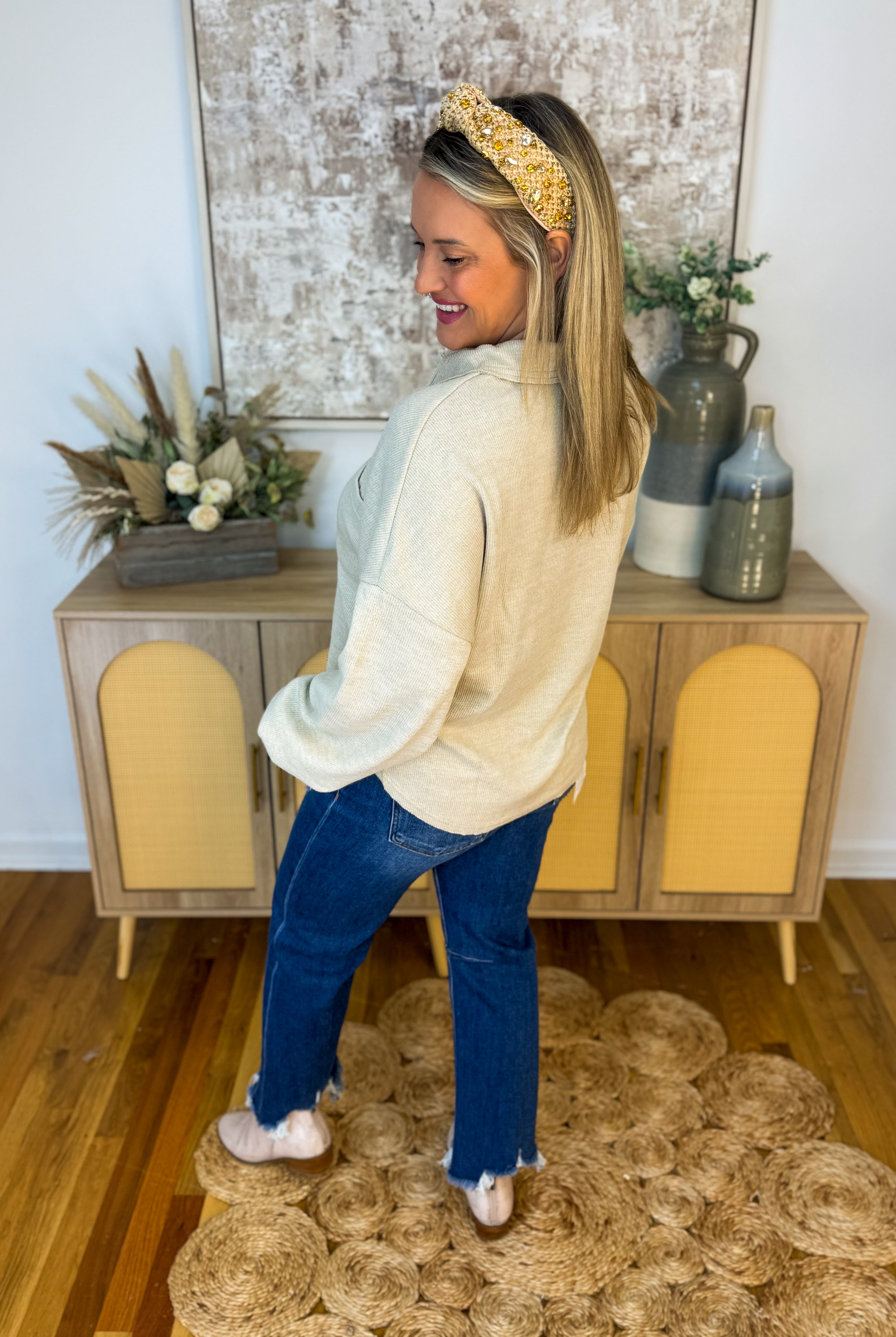 Charming Pullover-110 Long Sleeve Top-Blu Pepper-The Lovely Closet, Women's Fashion Boutique in Alexandria, KY