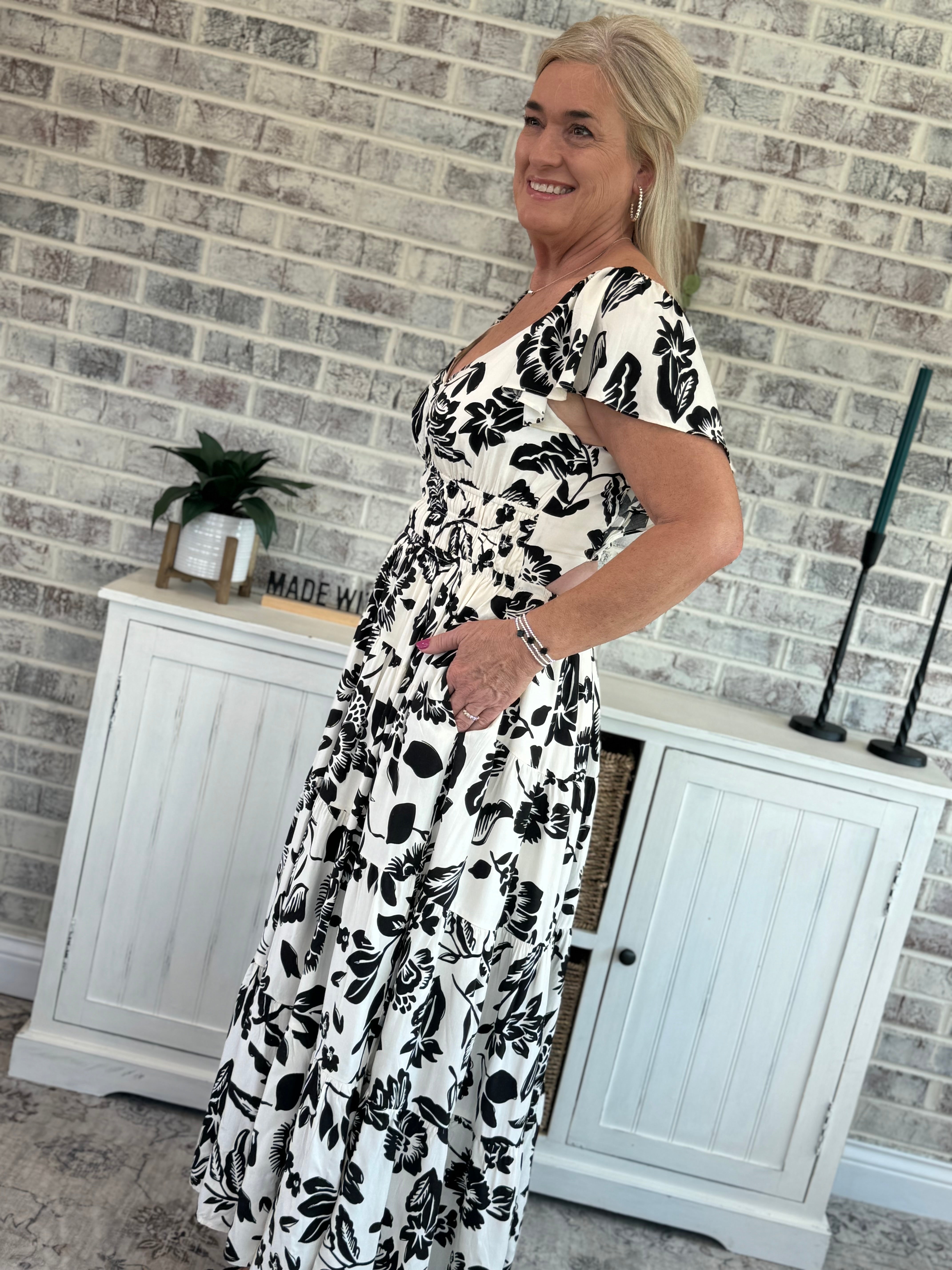 Coastal Chic Maxi Dress-Dresses-The Lovely Closet-The Lovely Closet, Women's Fashion Boutique in Alexandria, KY
