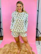 Mary Square Luxury Pajamas - Cottage Stripes-310 Gift-Mary Square-The Lovely Closet, Women's Fashion Boutique in Alexandria, KY