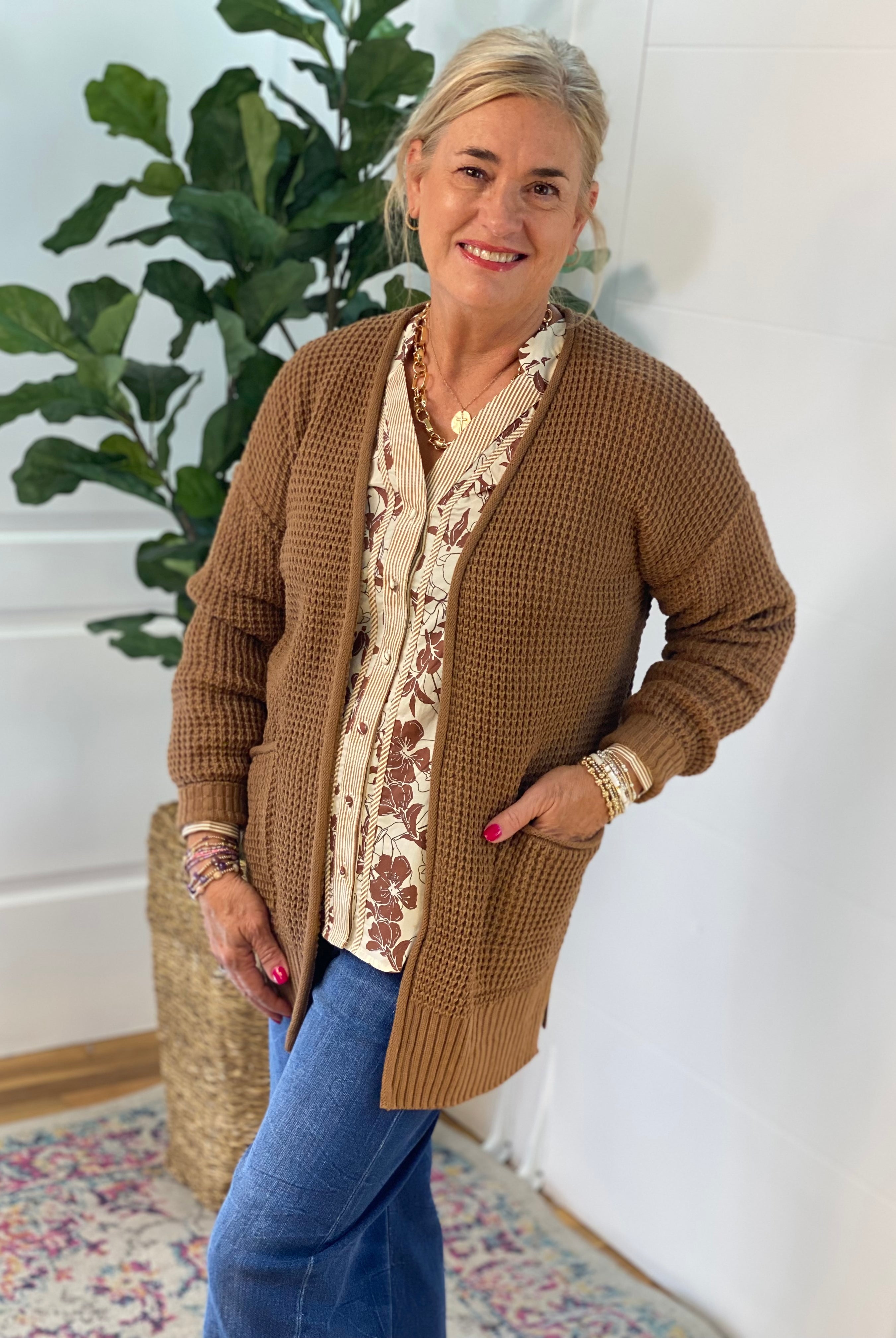 Golden Hour Long Sleeve Blouse-110 Long Sleeve Top-GIGIO-The Lovely Closet, Women's Fashion Boutique in Alexandria, KY