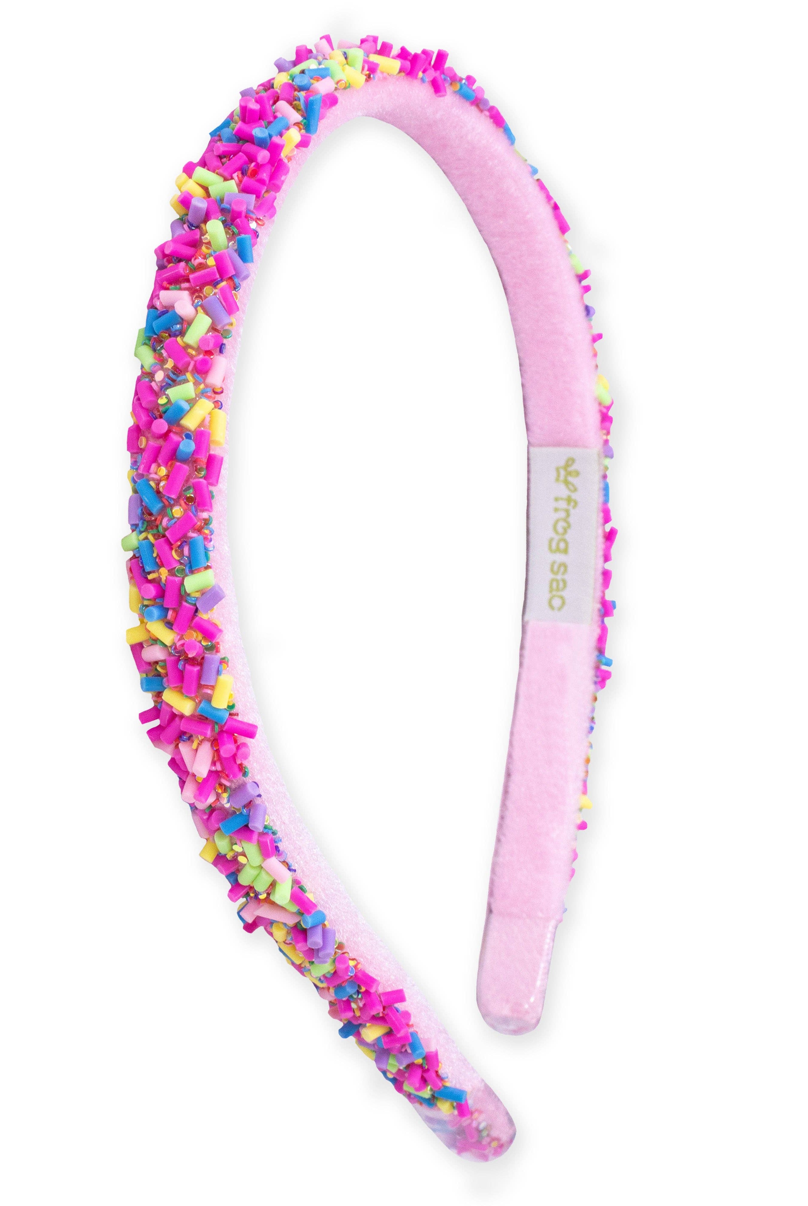 Thin Sprinkle Headband - Purple-310 Gift-Frog Sac-The Lovely Closet, Women's Fashion Boutique in Alexandria, KY