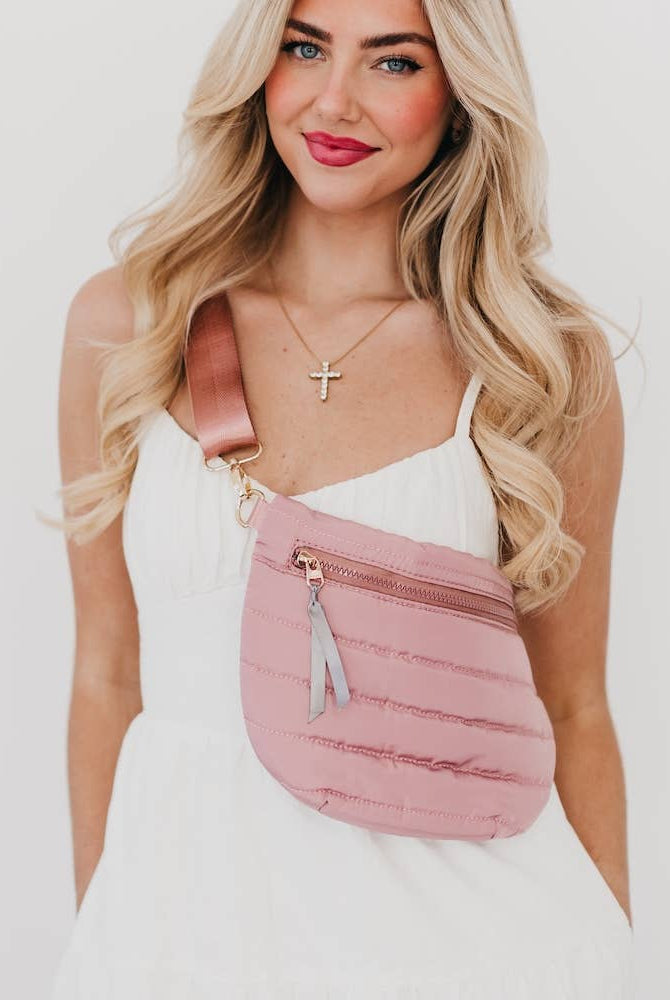 Jolie Puffer Belt Bag-280 Accessories-Pretty Simple-The Lovely Closet, Women's Fashion Boutique in Alexandria, KY