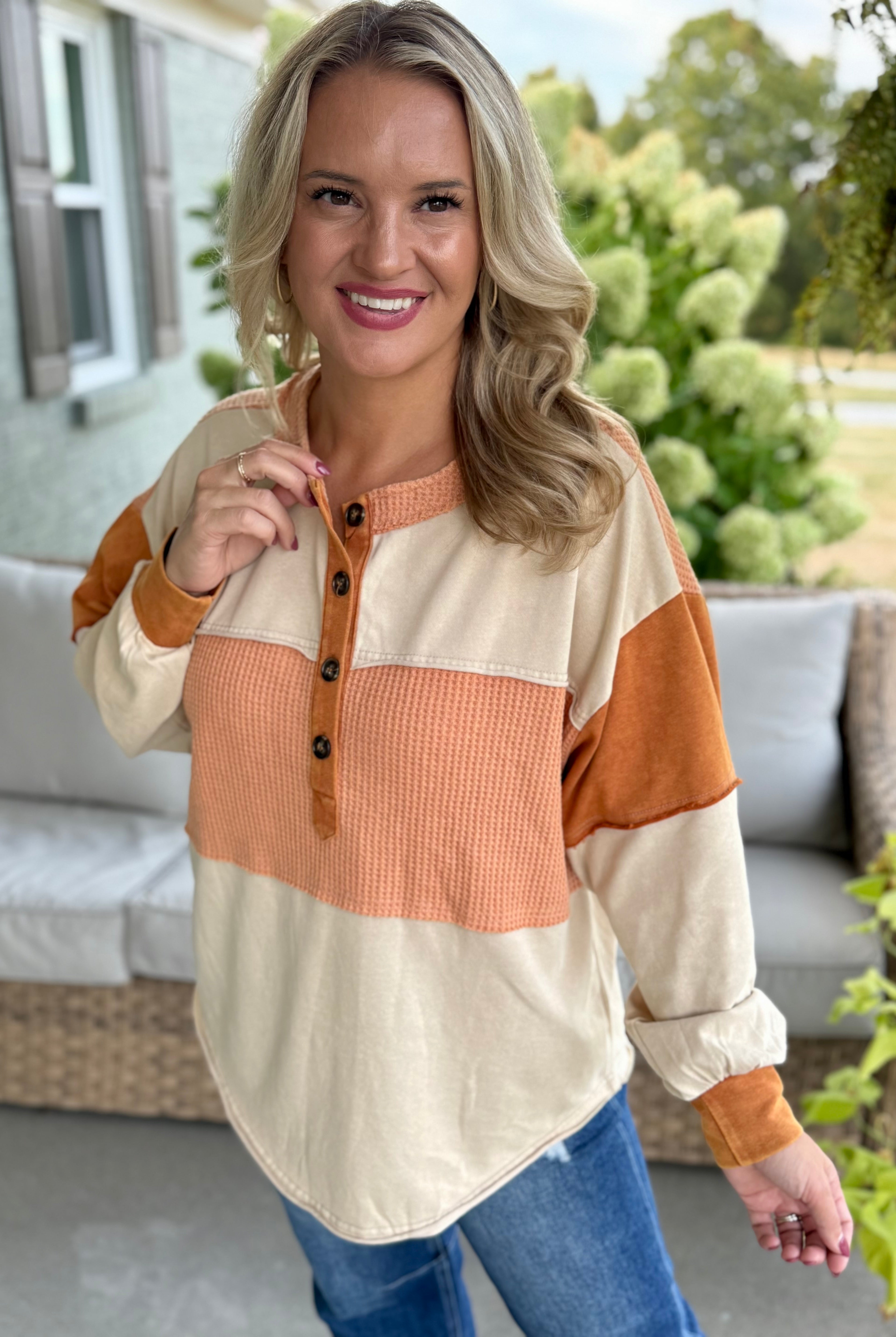 Pumpkin Spice Season Pullover-110 Long Sleeve Top-easel-The Lovely Closet, Women's Fashion Boutique in Alexandria, KY
