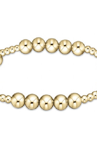 Classic Gold Blissful 6mm Bead Bracelet-260 eNewton-eNewton-The Lovely Closet, Women's Fashion Boutique in Alexandria, KY