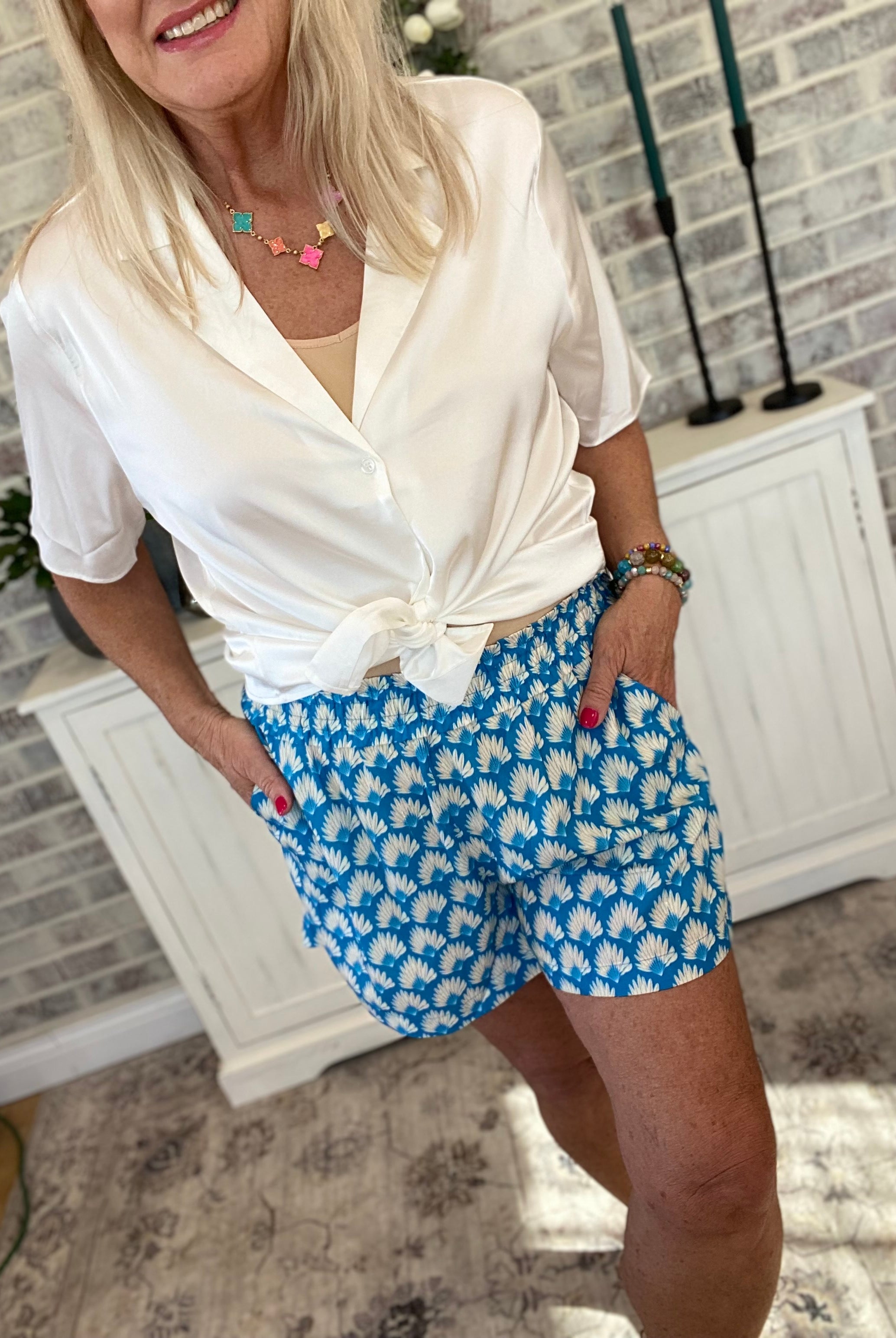 Brighter Days Shorts-230 Skirts/Shorts-The Lovely Closet-The Lovely Closet, Women's Fashion Boutique in Alexandria, KY