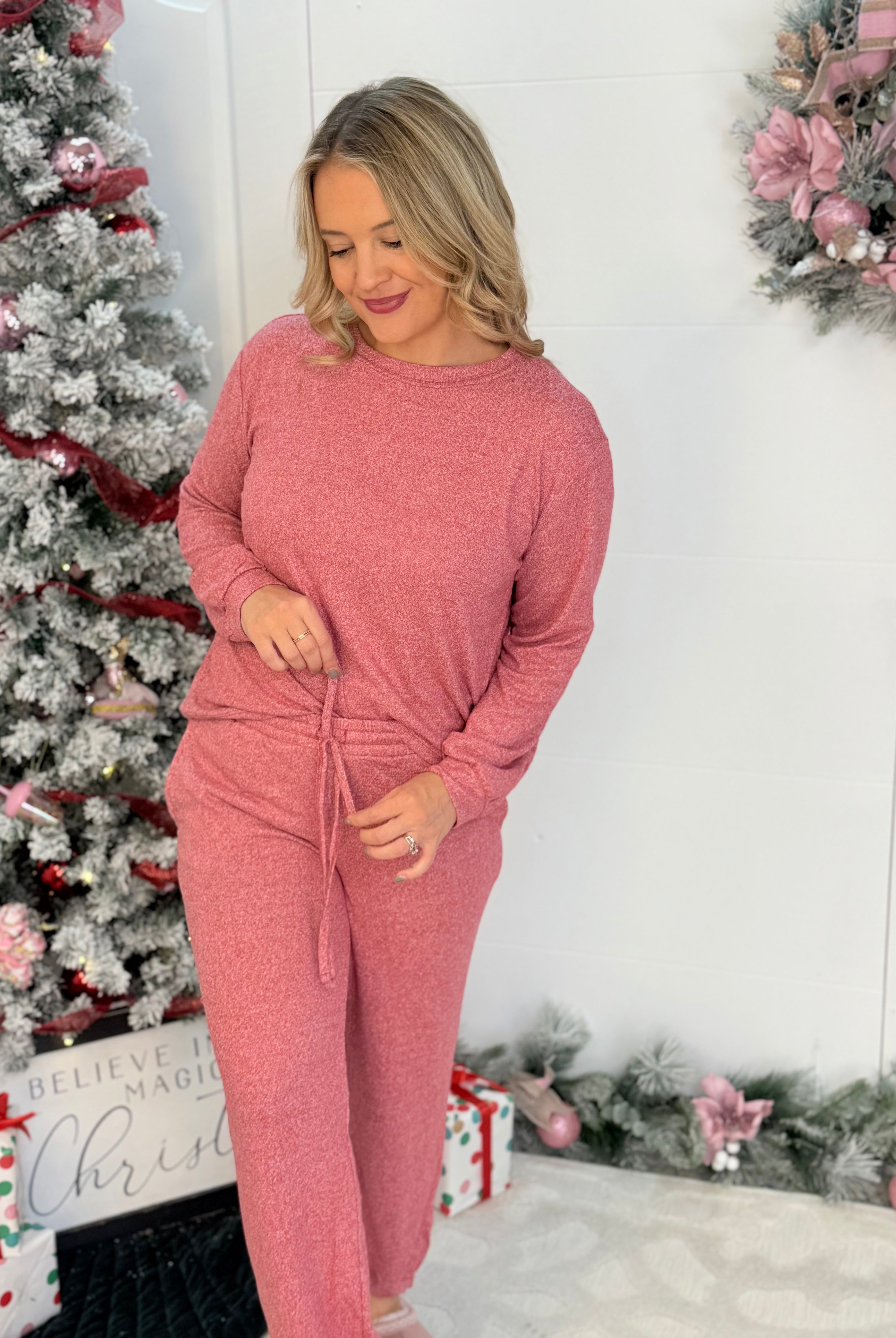 BLACK FRIDAY 8AM - COZY INDOORS SET-190 Rompers/Jumpsuits/Sets-zenana-The Lovely Closet, Women's Fashion Boutique in Alexandria, KY
