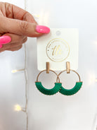 Green & Chic Earring-Earrings-The Lovely Closet-The Lovely Closet, Women's Fashion Boutique in Alexandria, KY