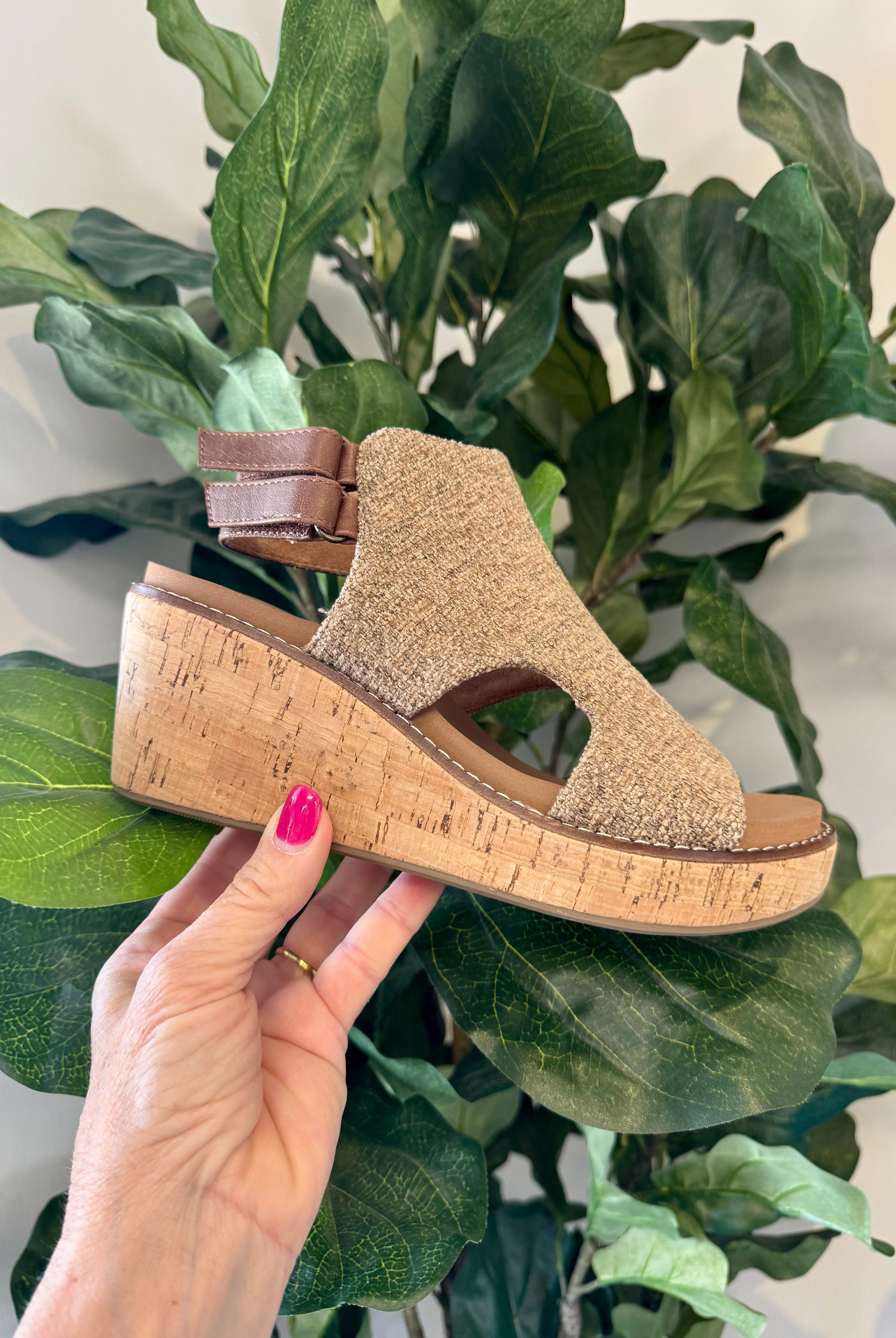 Corkys Falling Hard - Tan-270 Shoes-Corkys-The Lovely Closet, Women's Fashion Boutique in Alexandria, KY