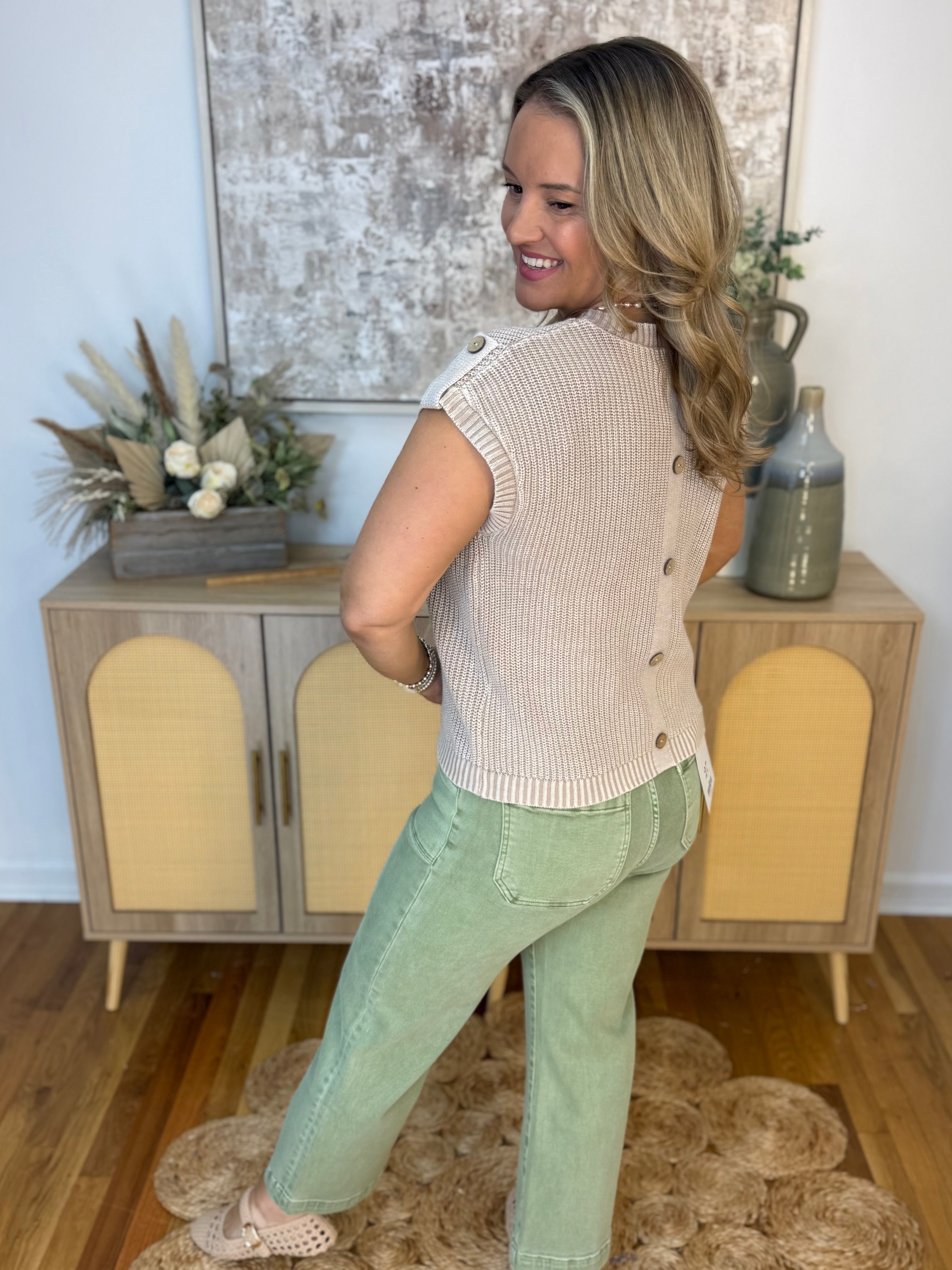 Weekend Getaway Top - Wheat-100 Short Sleeve Tops-Blu Pepper-The Lovely Closet, Women's Fashion Boutique in Alexandria, KY