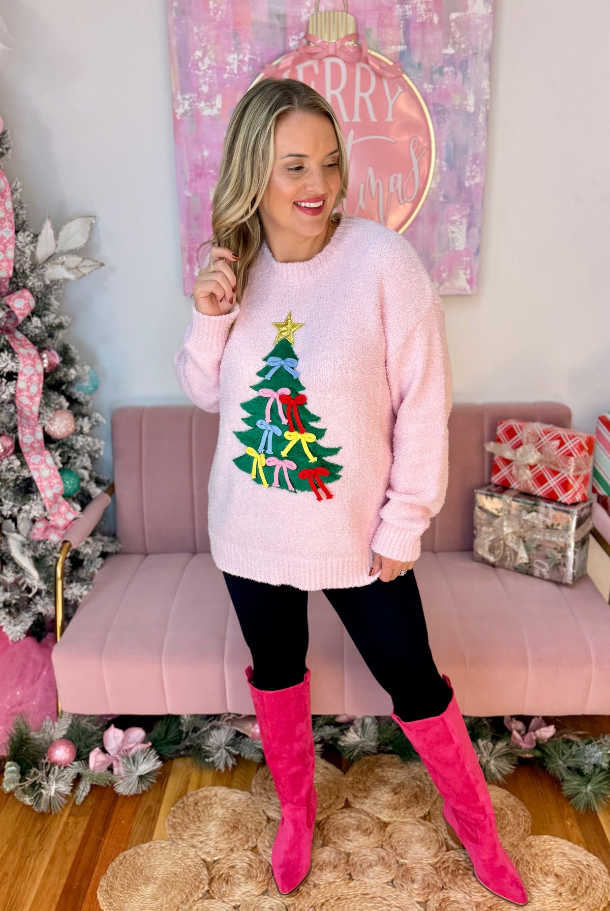 All About Those Trees Sweater-140 Sweaters-Main Strip-The Lovely Closet, Women's Fashion Boutique in Alexandria, KY