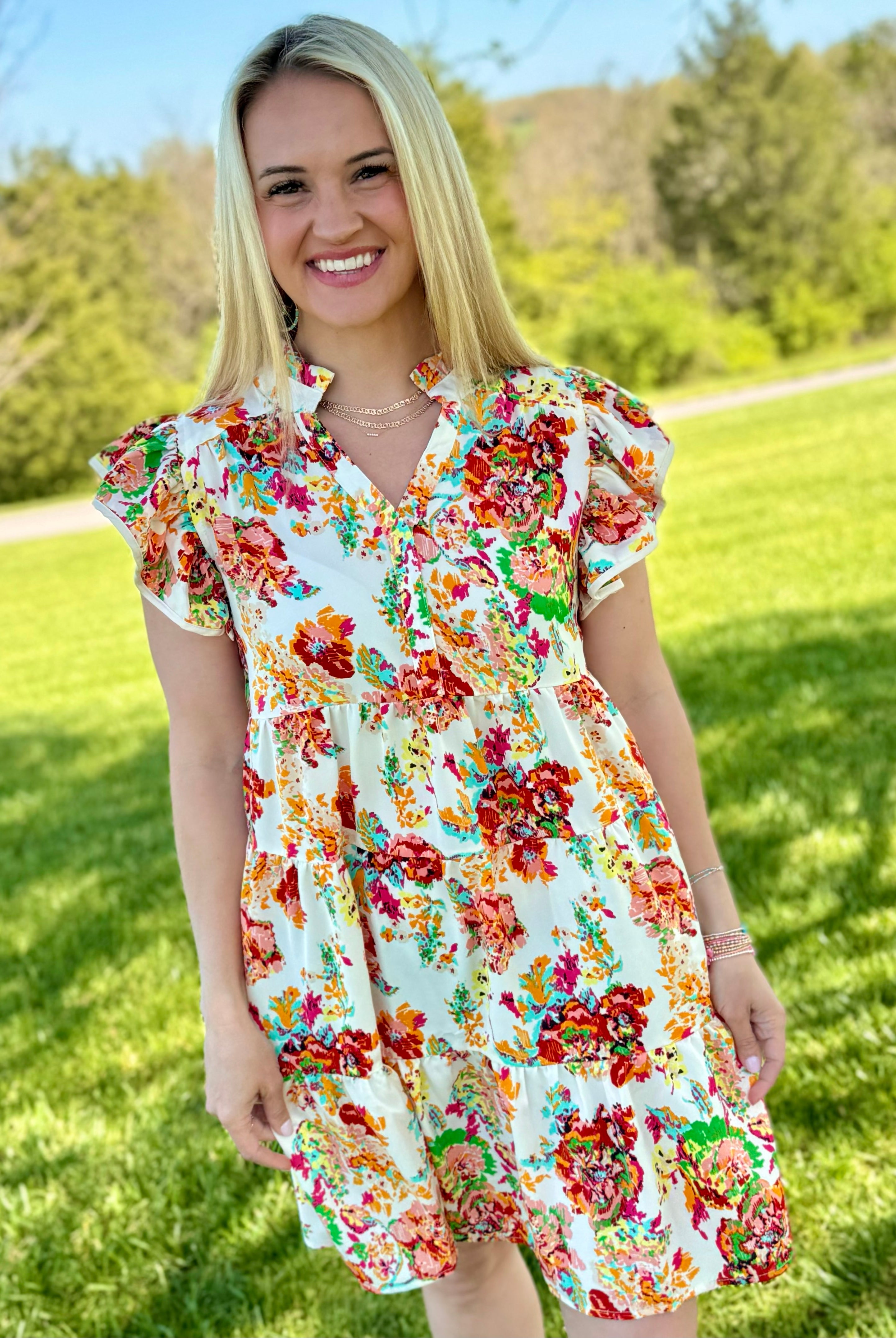 Beautiful in Prints Dress-180 Dresses-The Lovely Closet-The Lovely Closet, Women's Fashion Boutique in Alexandria, KY
