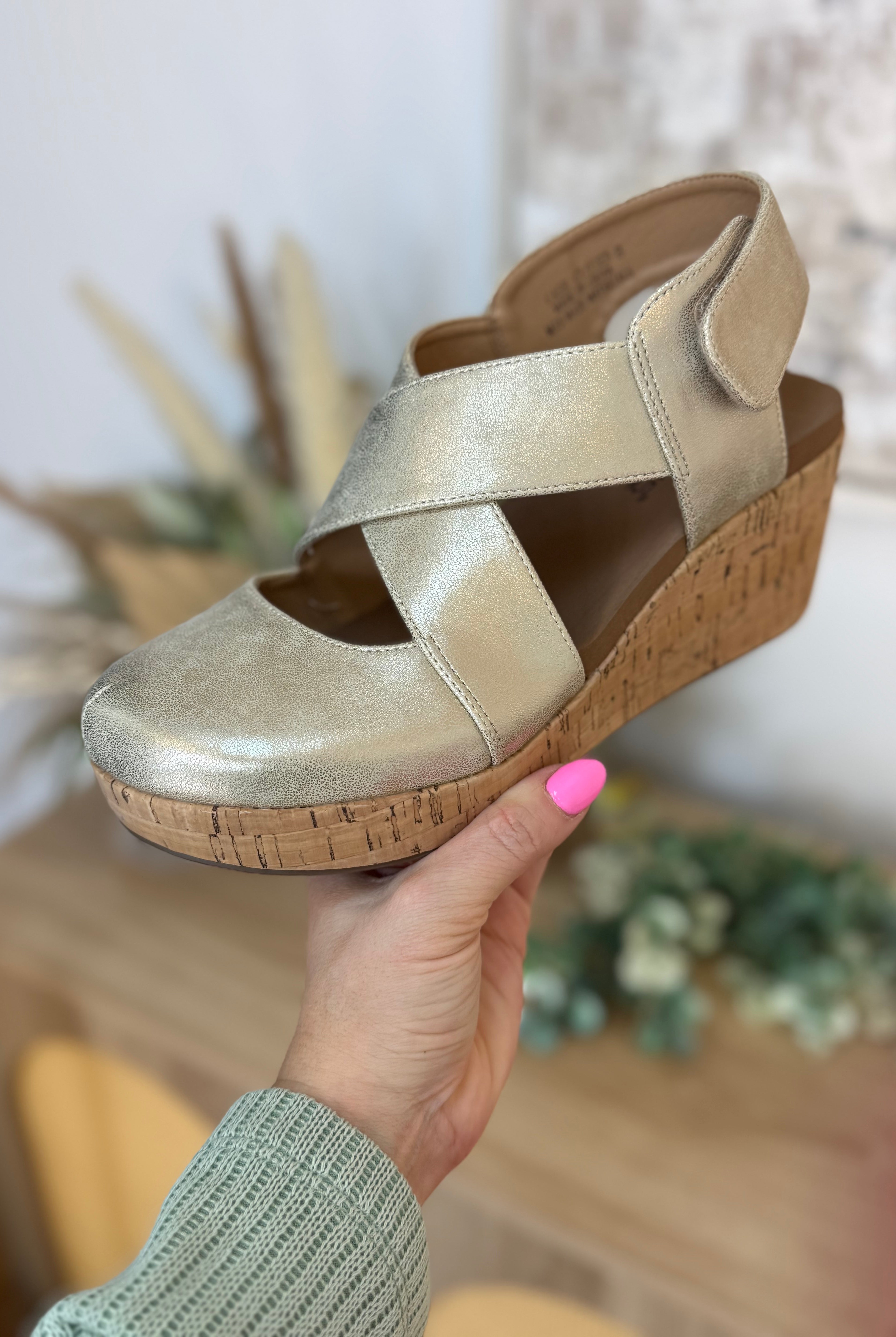 Corkys Case Closed - Gold Metallic-270 Shoes-Corkys-The Lovely Closet, Women's Fashion Boutique in Alexandria, KY