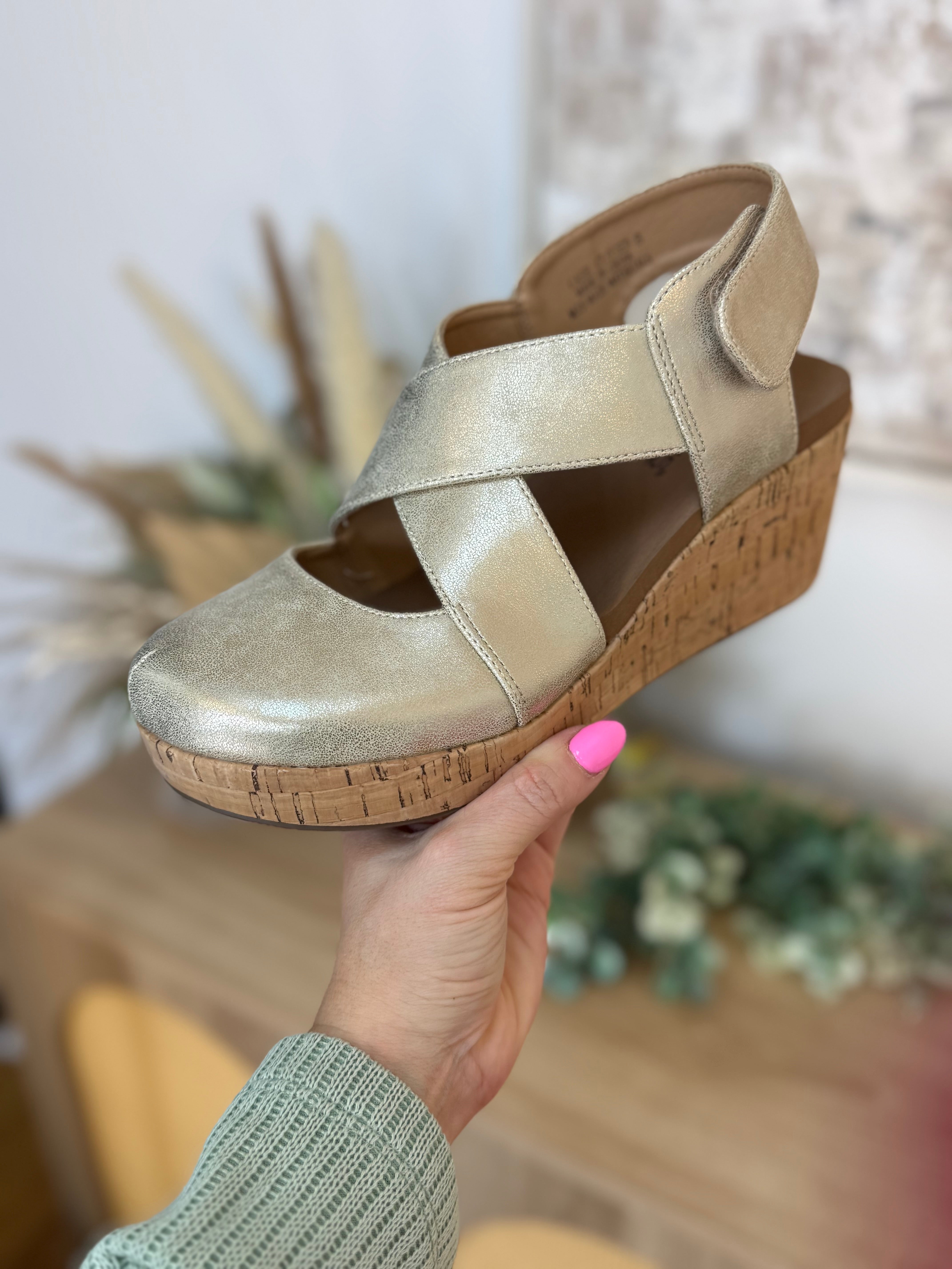 Corkys Case Closed - Gold Metallic-270 Shoes-Corkys-The Lovely Closet, Women's Fashion Boutique in Alexandria, KY