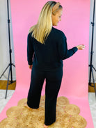 Mary Square Luxury Pant Set - Black-310 Gift-Mary Square-The Lovely Closet, Women's Fashion Boutique in Alexandria, KY