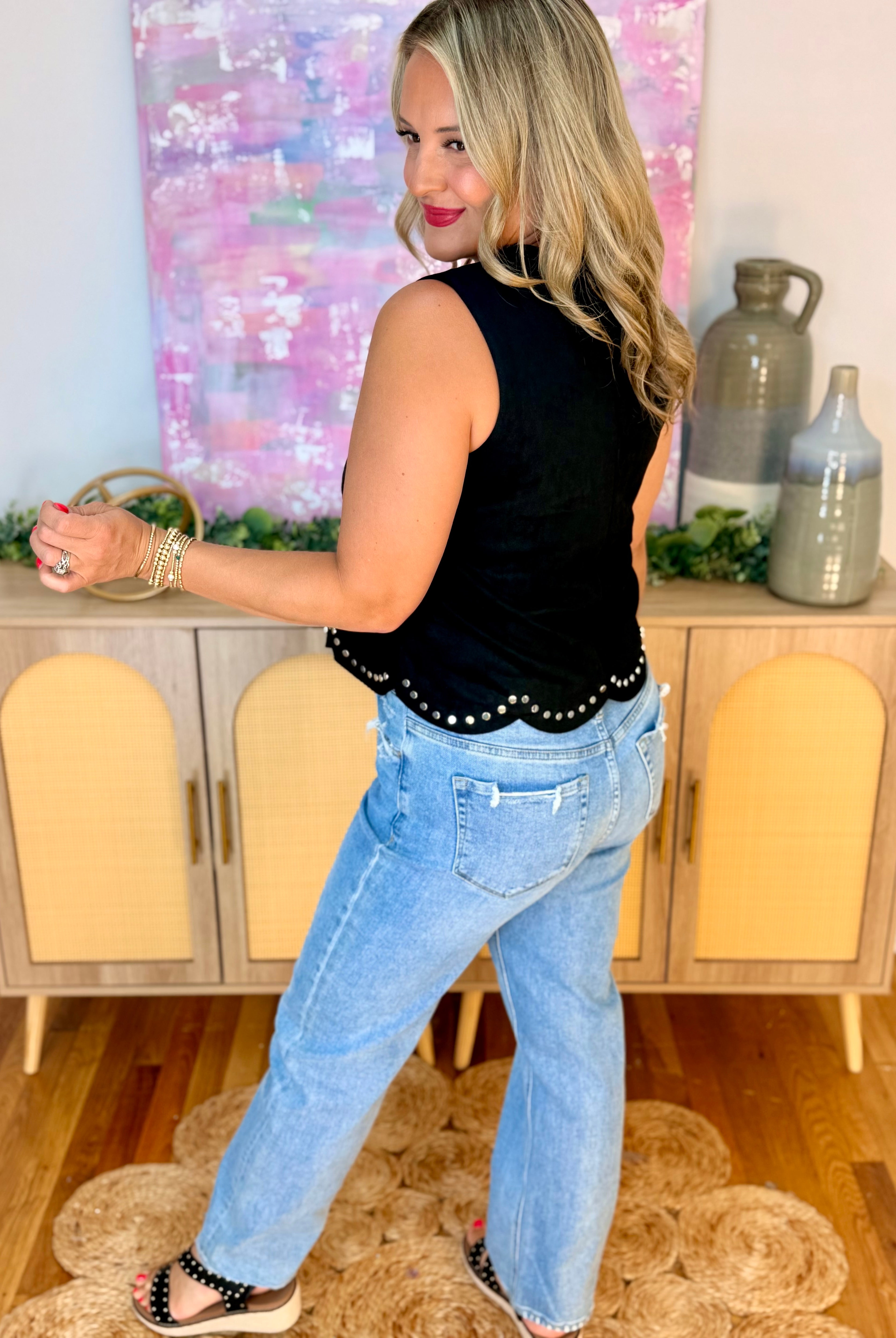 Sweet Sophistication Sleeveless Top-120 Sleeveless Tops-The Lovely Closet-The Lovely Closet, Women's Fashion Boutique in Alexandria, KY