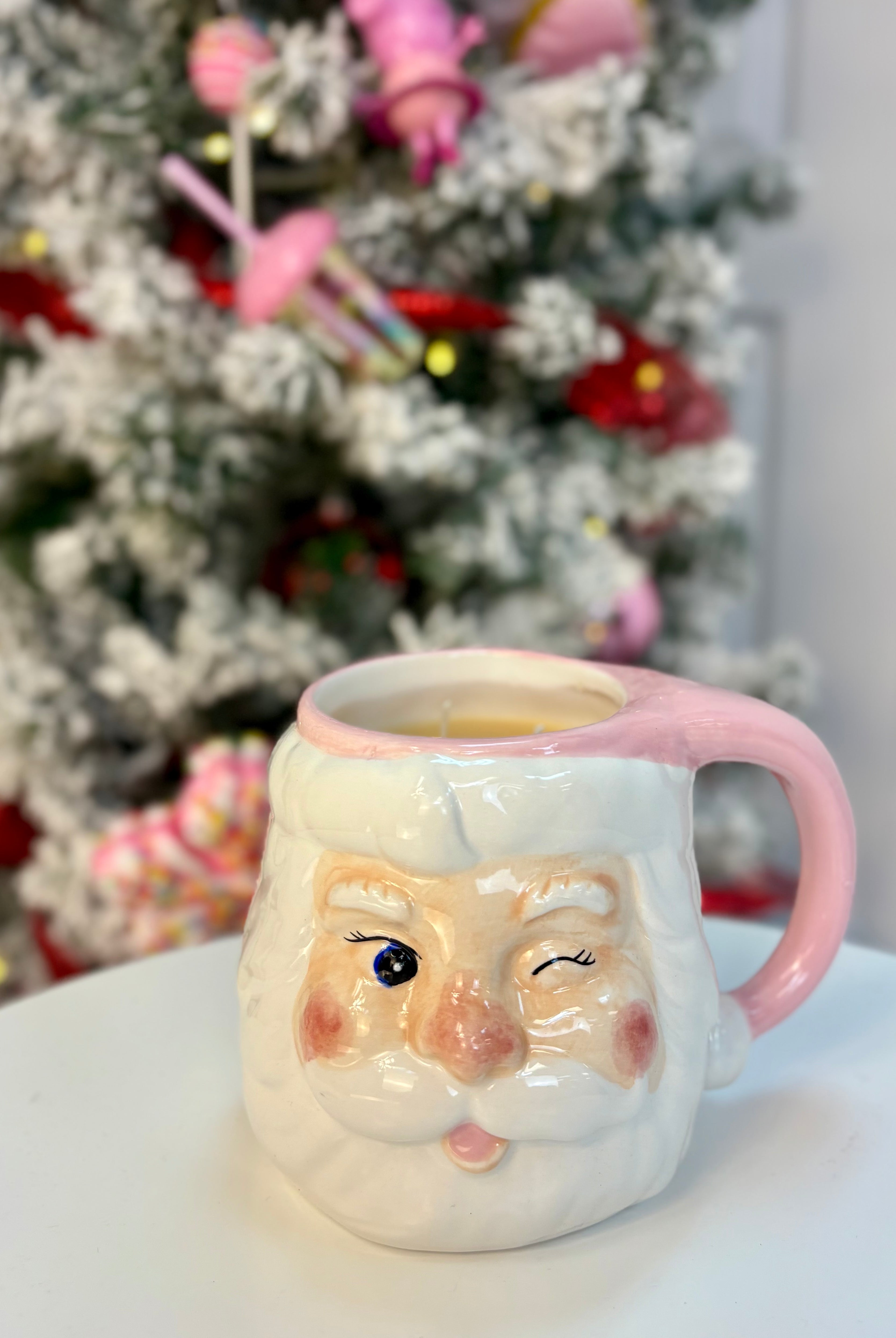 Sweet Grace Santa Mug Candle Combo-350 Holiday-Bridgewater Candle Co.-The Lovely Closet, Women's Fashion Boutique in Alexandria, KY
