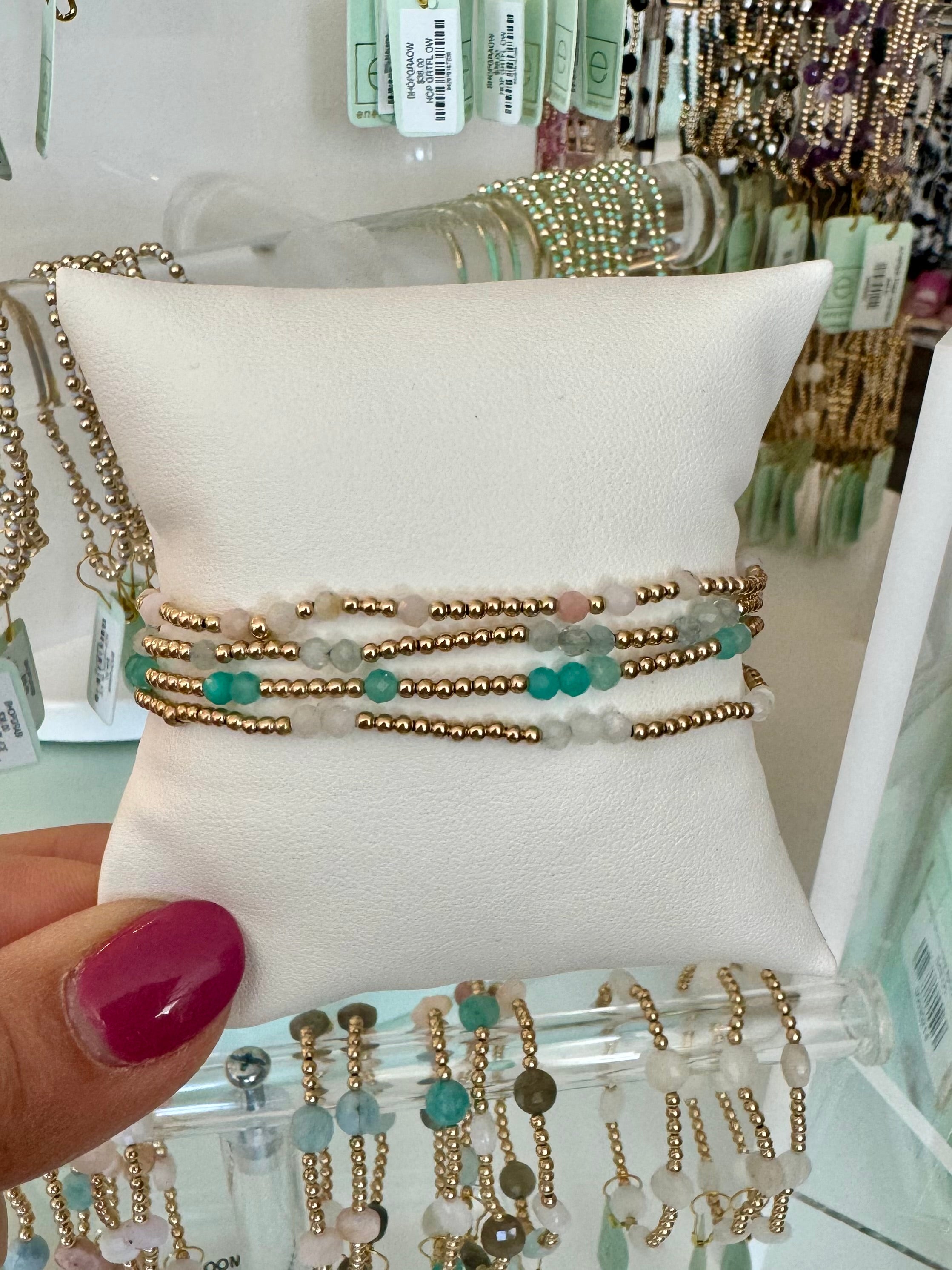 EXTENDS - Hope Unwritten Gemstone Bracelet-260 eNewton-eNewton-The Lovely Closet, Women's Fashion Boutique in Alexandria, KY