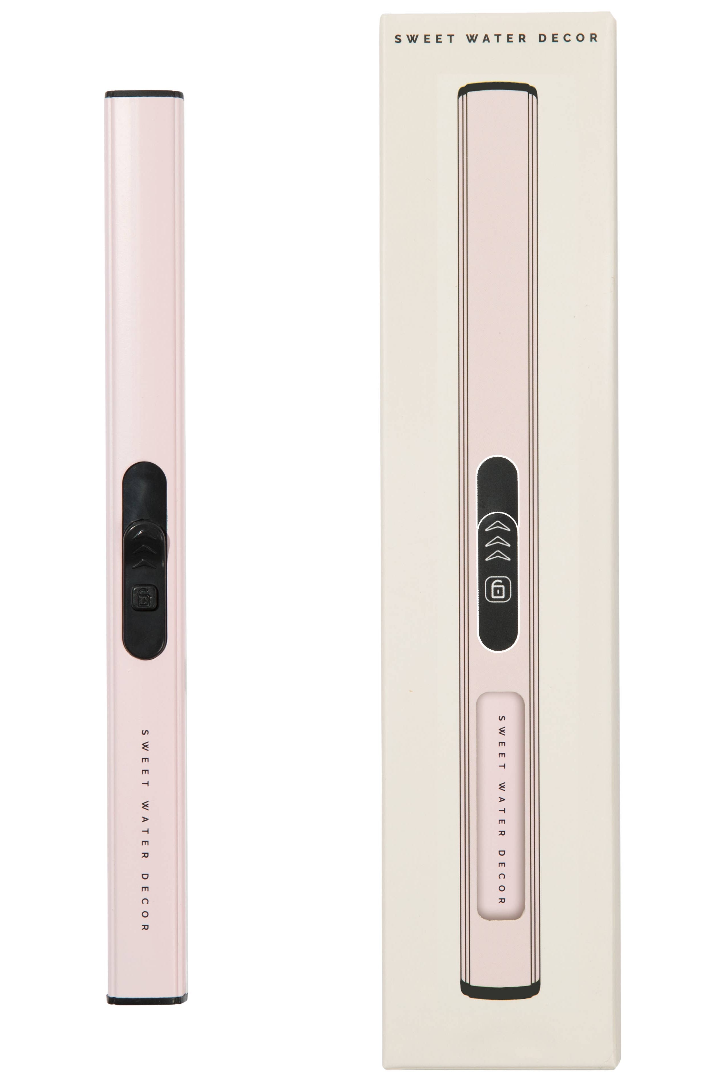 Blush Pink Rechargeable Electric Lighter-310 Gift-Sweet Water Decor-The Lovely Closet, Women's Fashion Boutique in Alexandria, KY