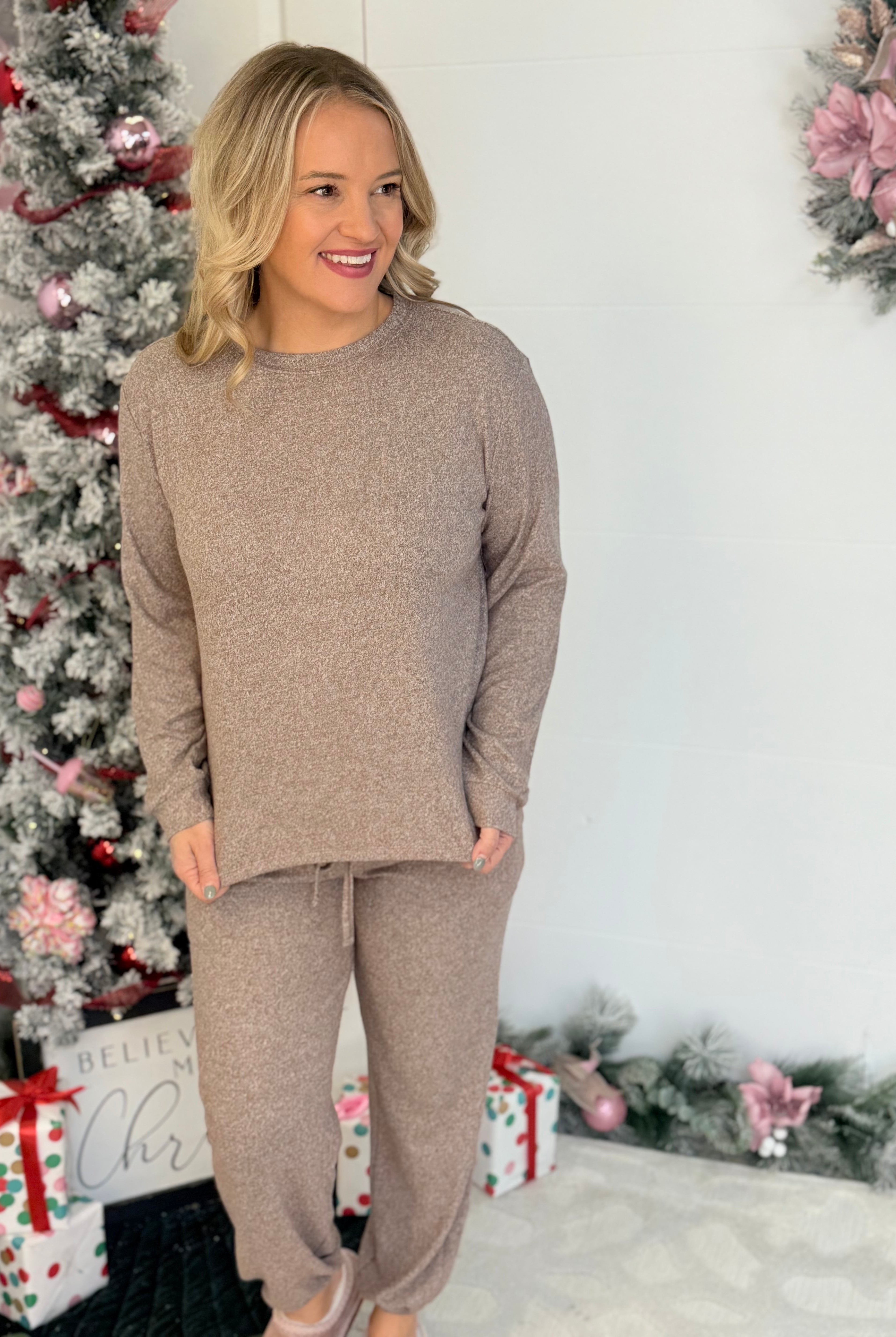 BLACK FRIDAY 8AM - COZY INDOORS SET-190 Rompers/Jumpsuits/Sets-zenana-The Lovely Closet, Women's Fashion Boutique in Alexandria, KY