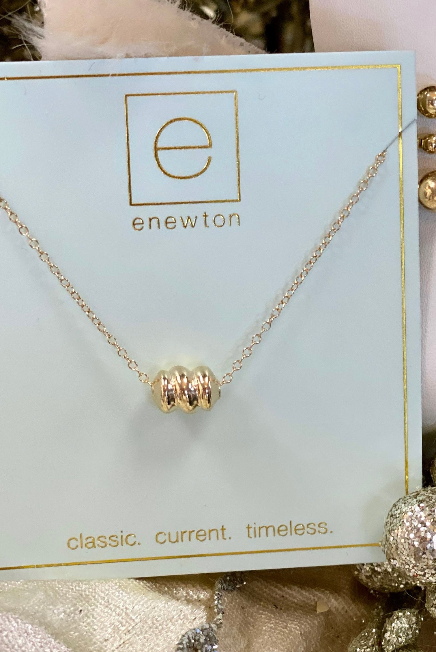 16" Necklace Gold - Admire Gold-260 eNewton-eNewton-The Lovely Closet, Women's Fashion Boutique in Alexandria, KY