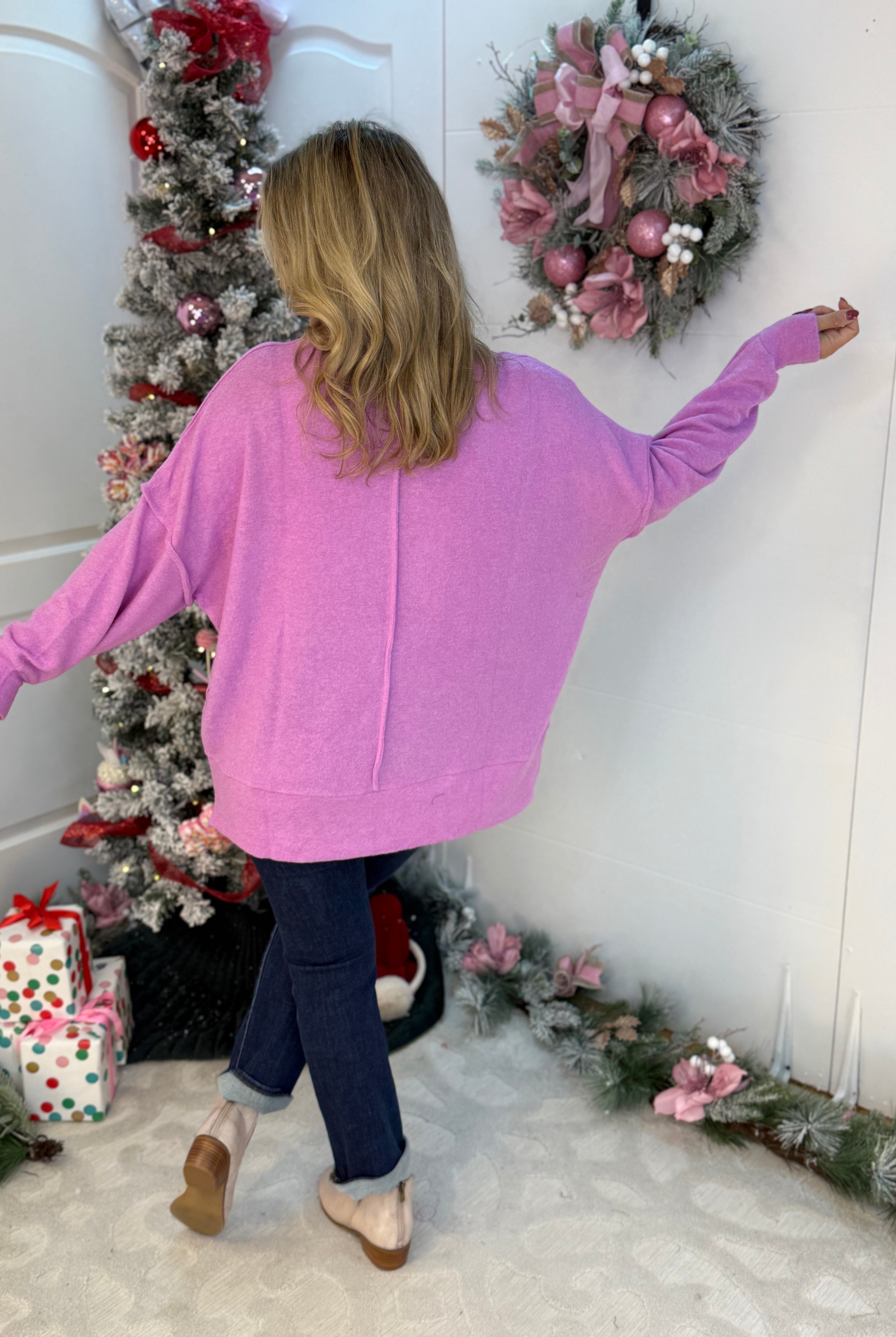 BLACK FRIDAY 7AM - COLD SNAP TOP-110 Long Sleeve Top-zenana-The Lovely Closet, Women's Fashion Boutique in Alexandria, KY