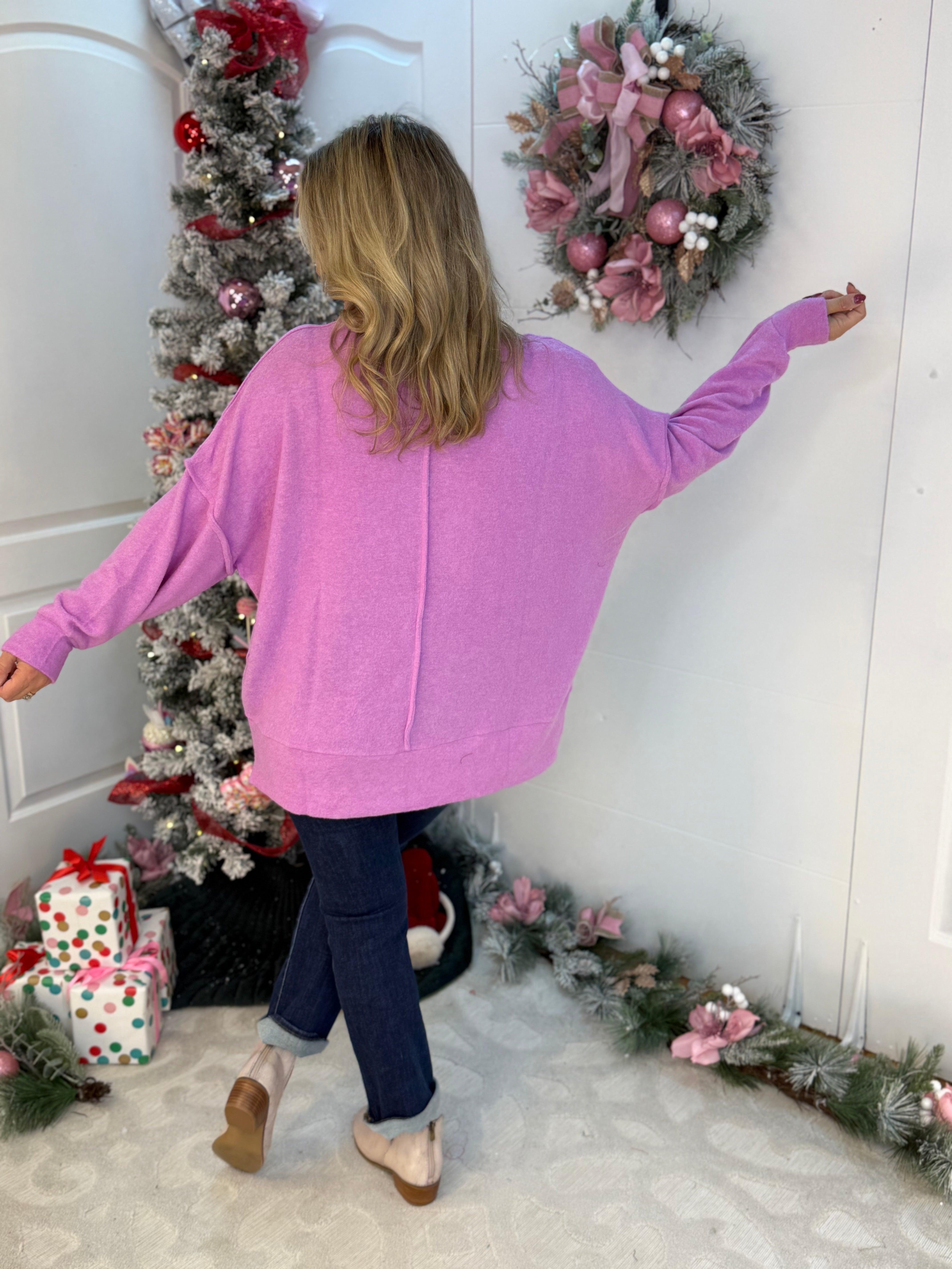 BLACK FRIDAY 7AM - COLD SNAP TOP-110 Long Sleeve Top-zenana-The Lovely Closet, Women's Fashion Boutique in Alexandria, KY