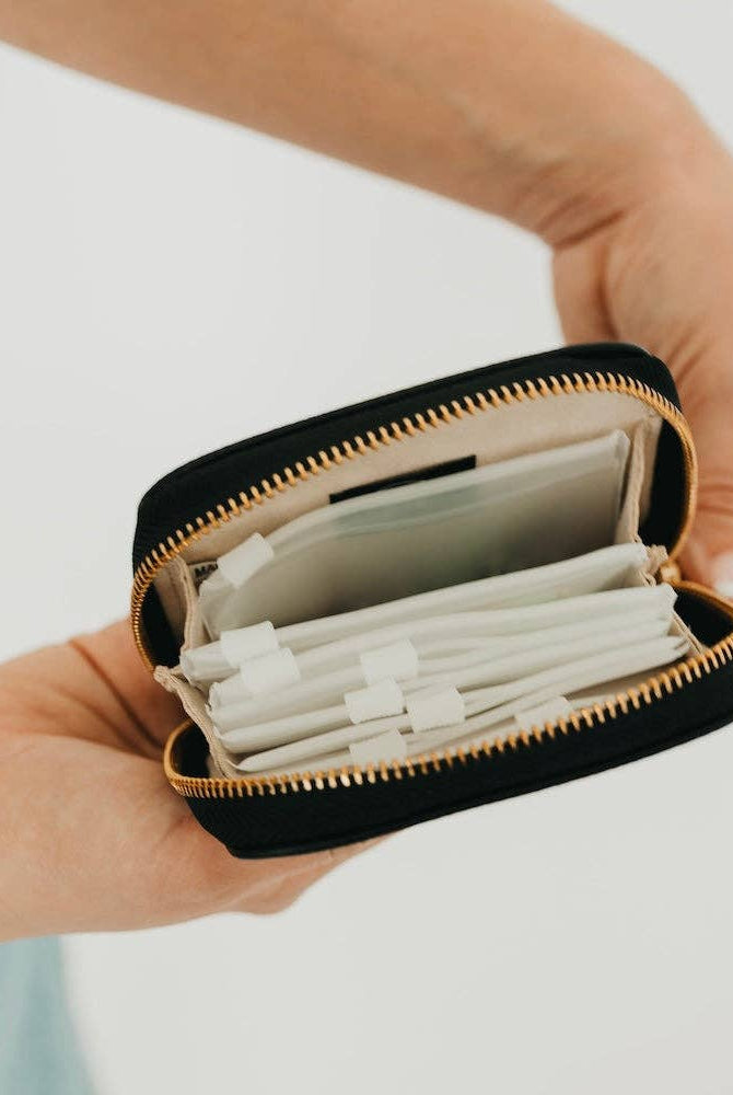 Wanderer Pouch Travel Organizer: Cream-280 Accessories-Pretty Simple-The Lovely Closet, Women's Fashion Boutique in Alexandria, KY