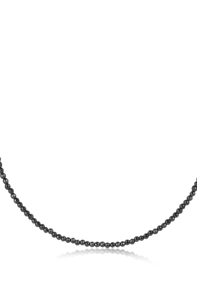 Faceted Hematite Choker-260 eNewton-eNewton-The Lovely Closet, Women's Fashion Boutique in Alexandria, KY