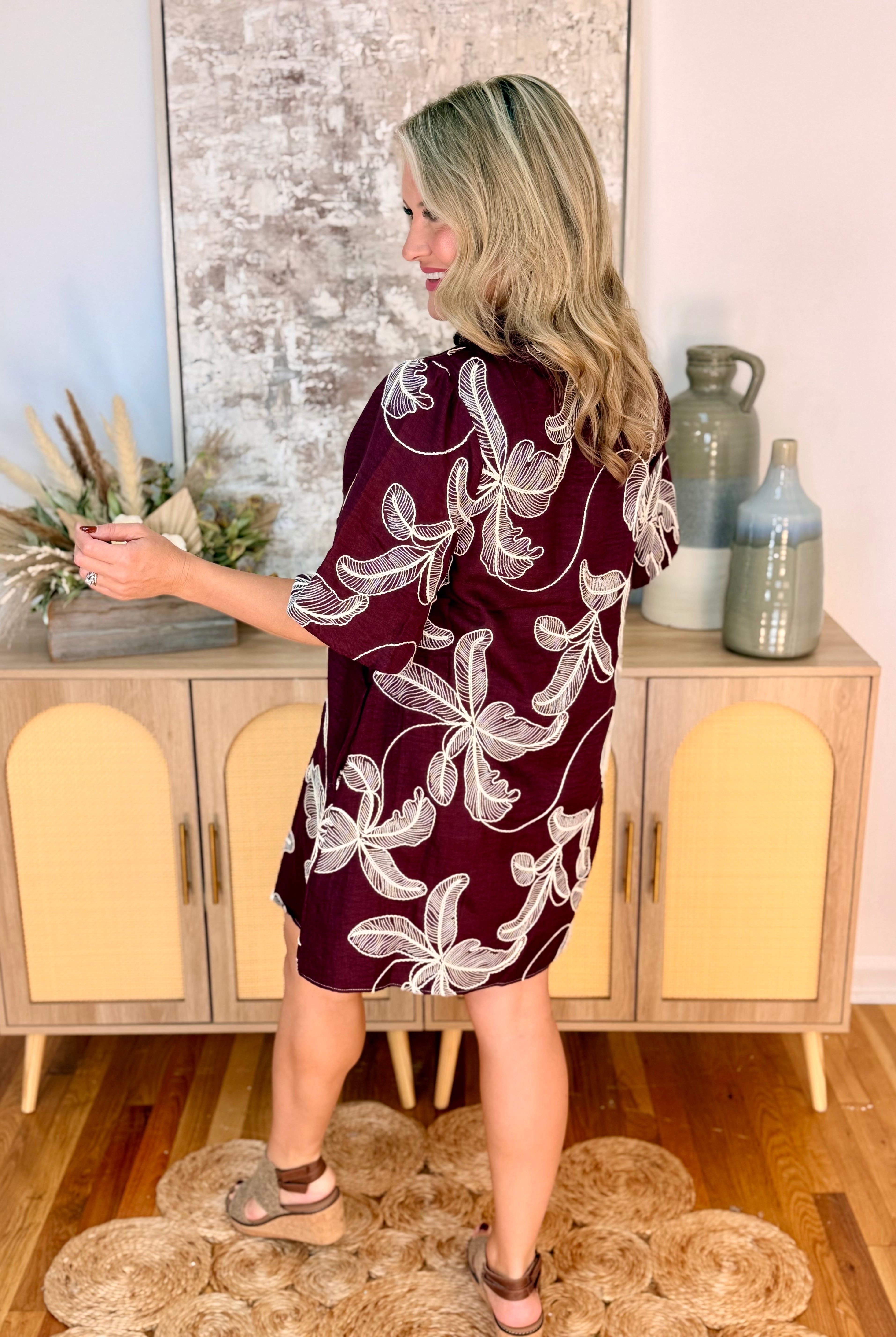Sipping Sangria Dress-180 Dresses-She + Sky-The Lovely Closet, Women's Fashion Boutique in Alexandria, KY